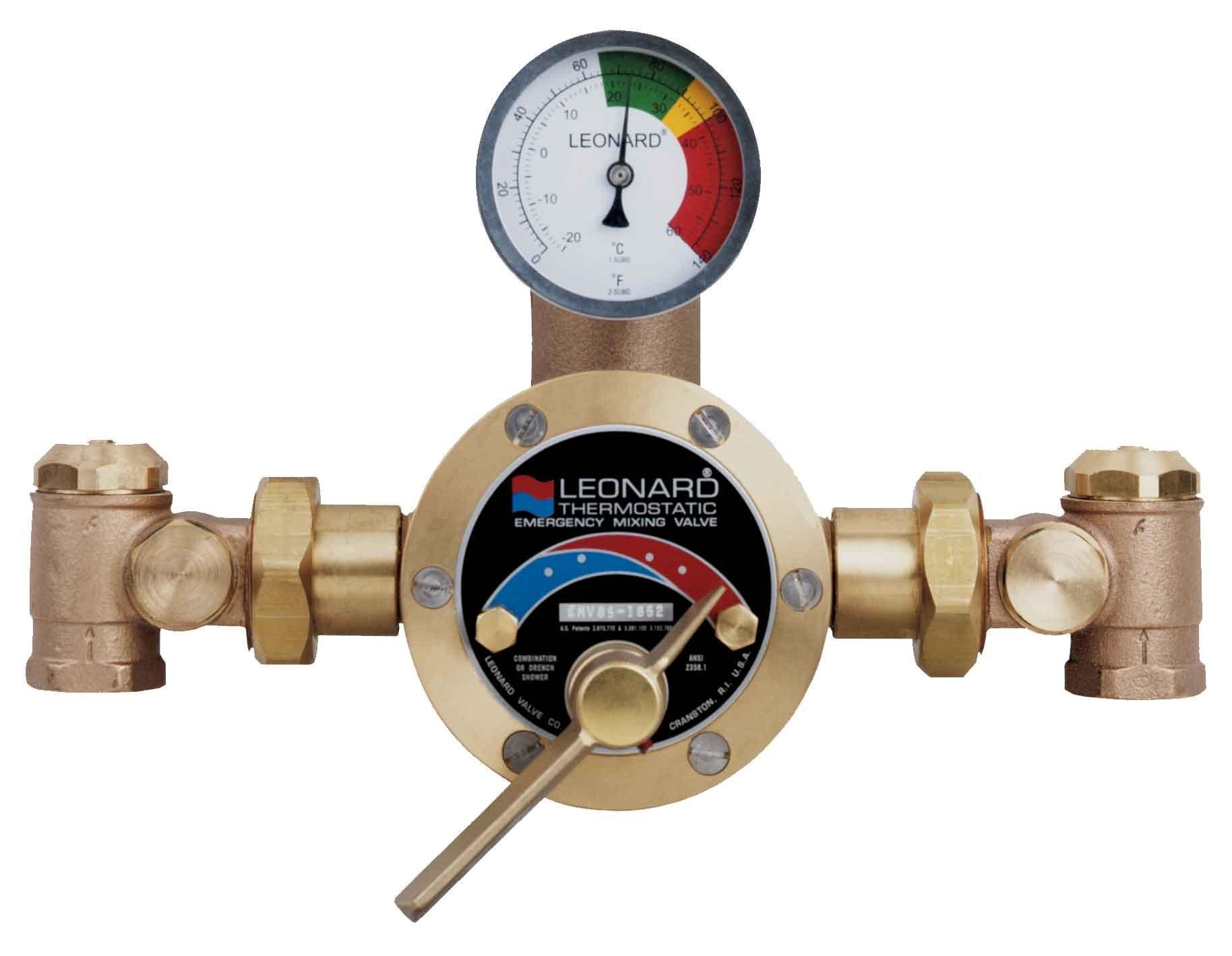 Leonard TM-600-LF Shower Valve with ECO-MIX Thermostat for Precise Control