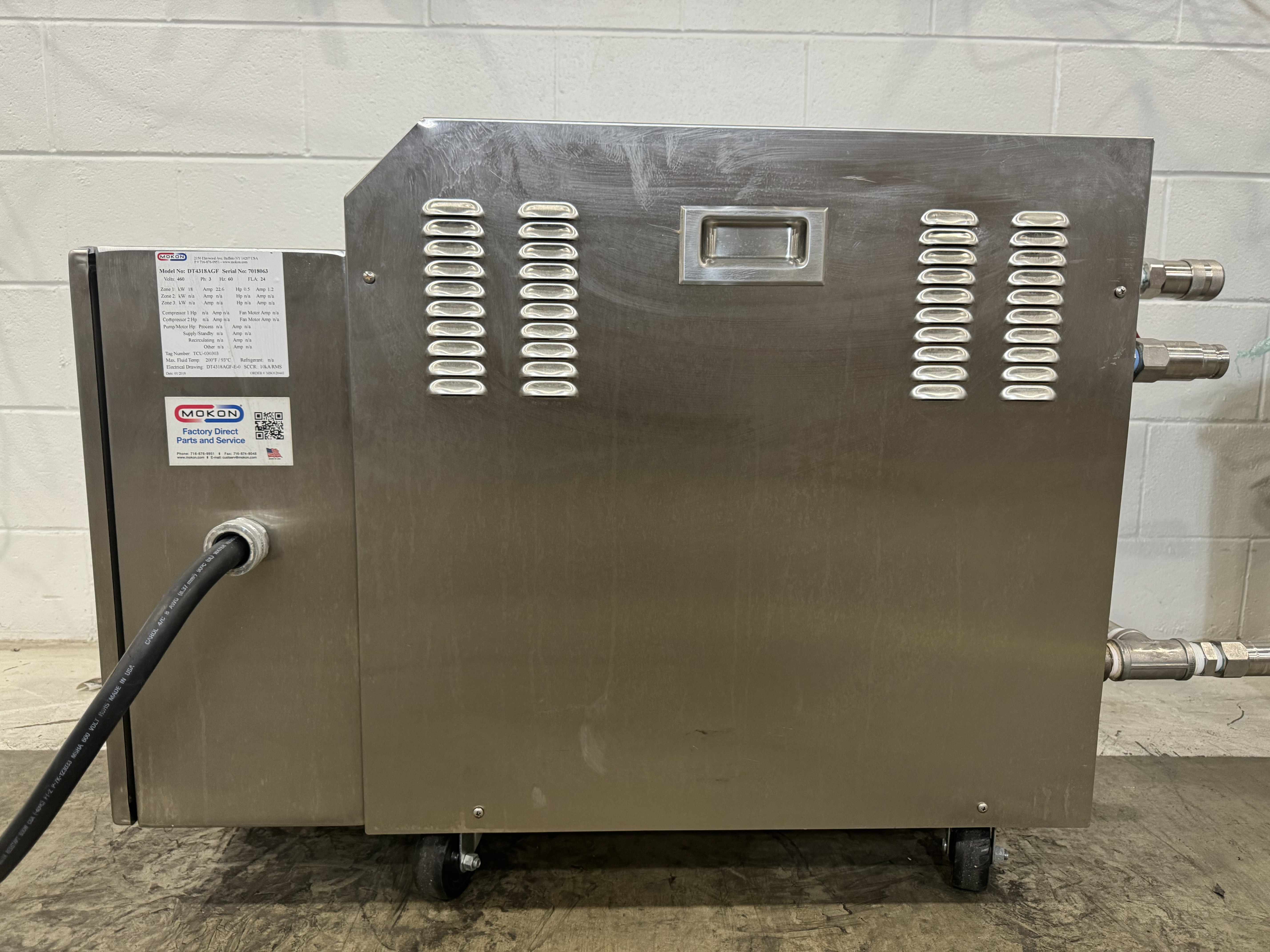 Mokon DT4318AGF Water Temperature Control System with Eth Outlet