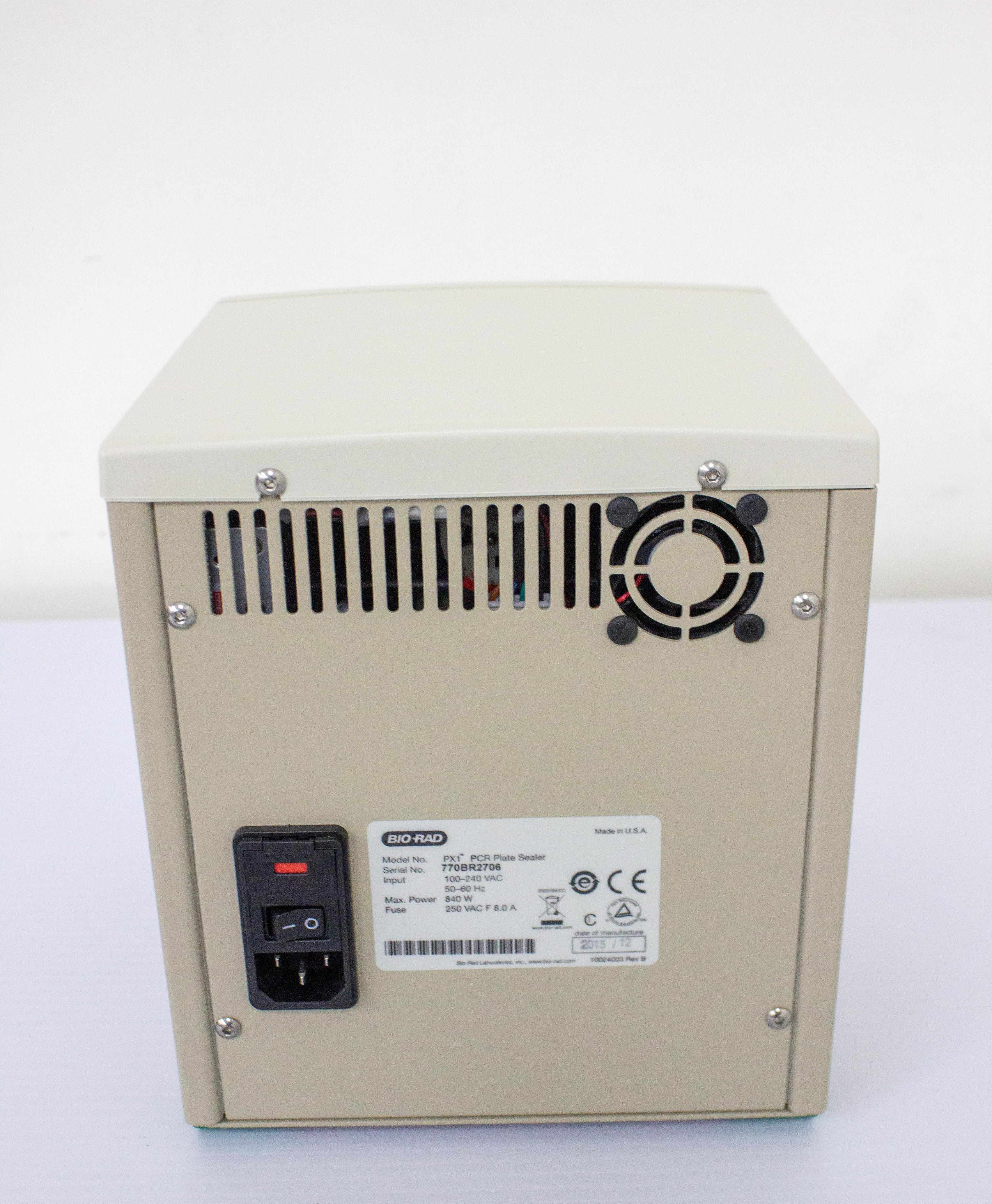 Bio-Rad PX1 PCR Plate Sealer Liquid Handling Used w/ 100190C Touchscreen