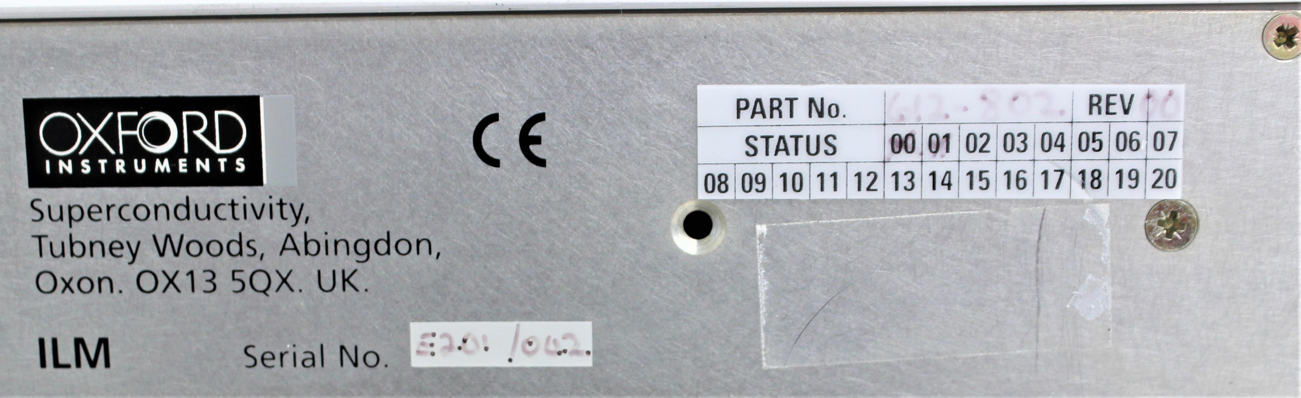 Oxford ILM 612-802 Meter Liquid Level Detector AS-IS Nitrogen Analyzer