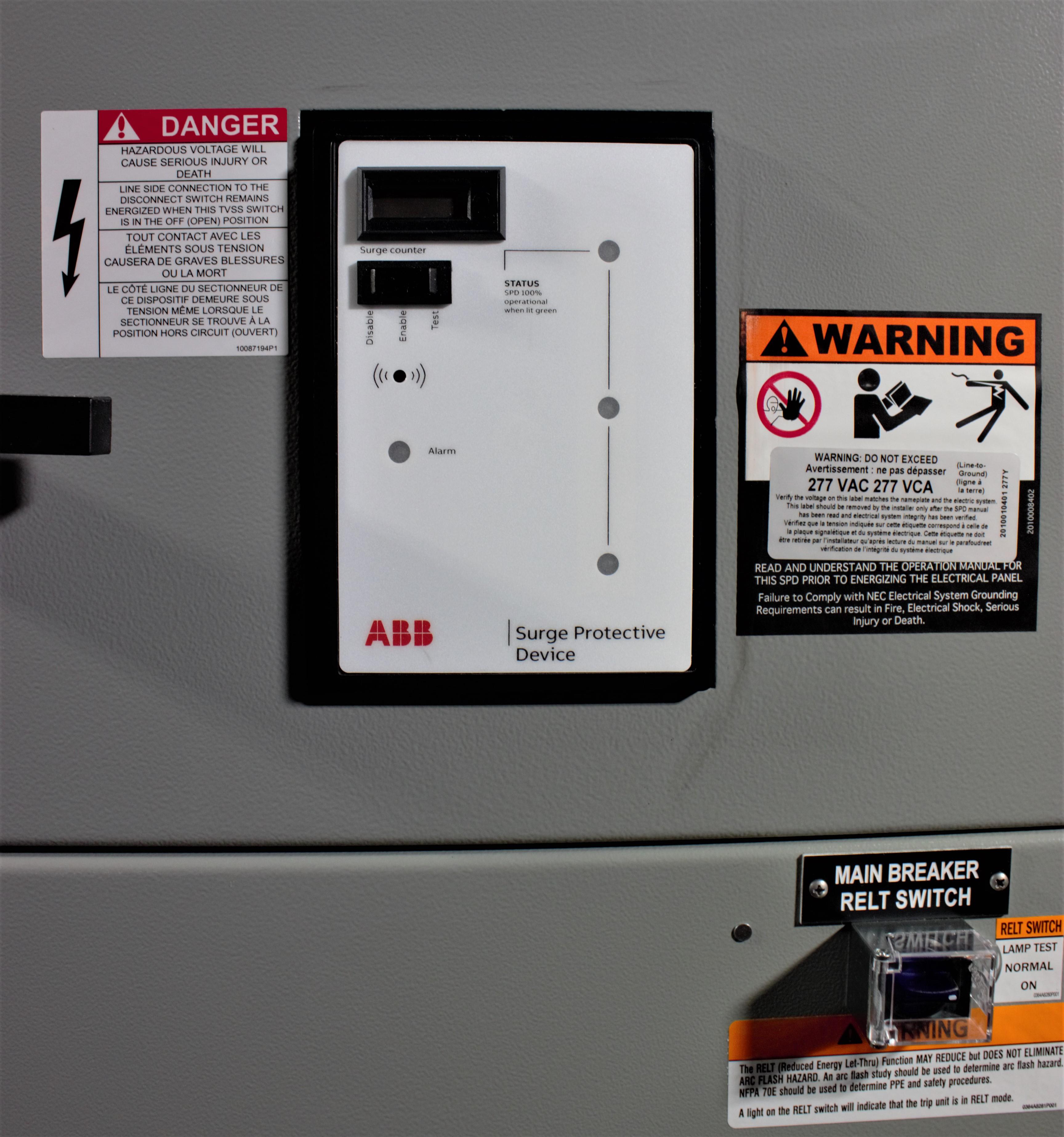 ABB Spectra Series Switchboard Group Mounted Circuit Breakers Unit 277V/480V