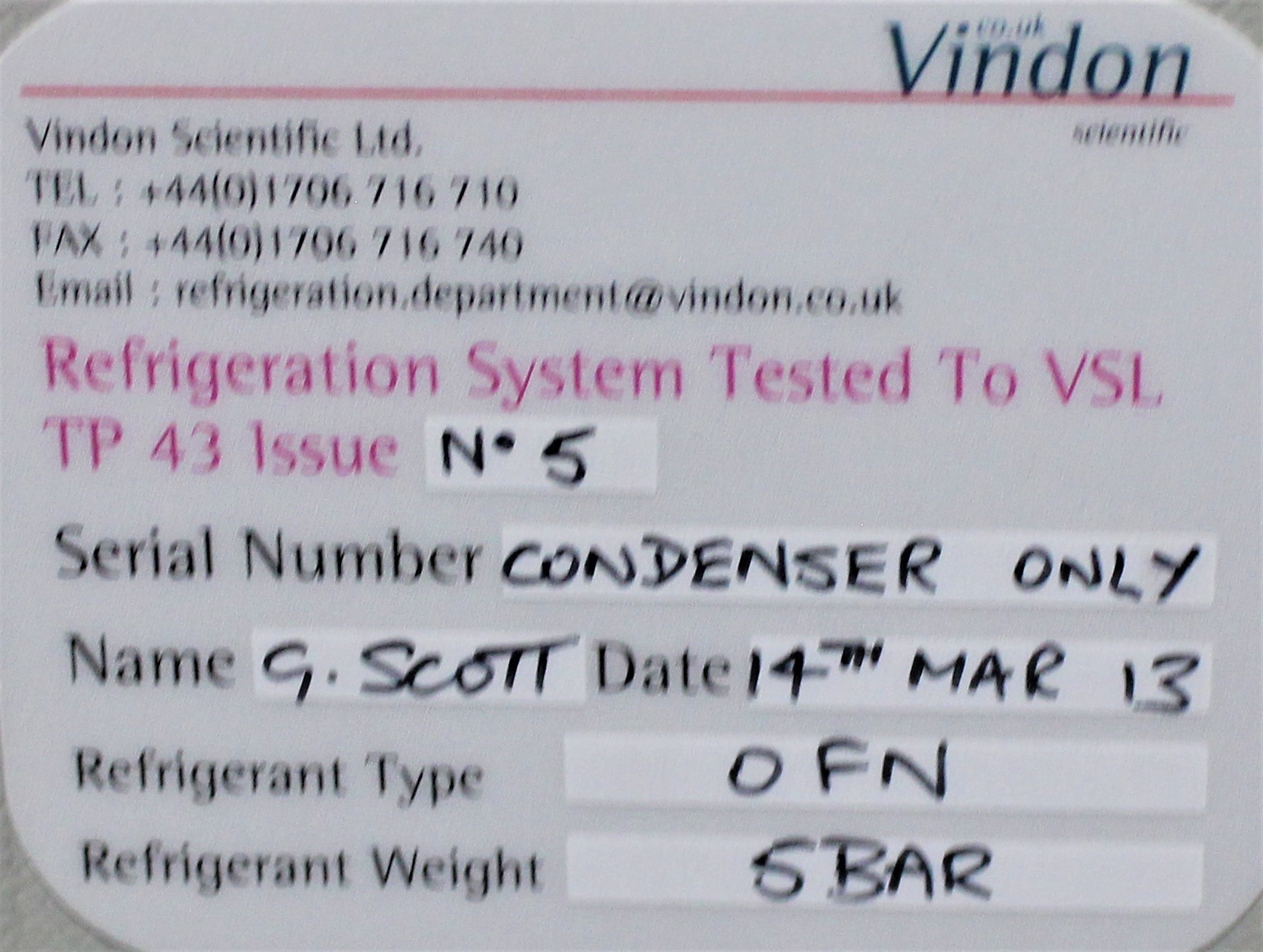 Vindon TPCU60 Refrigeration Unit 1-6HP Medium Low Temp Scroll Quiet