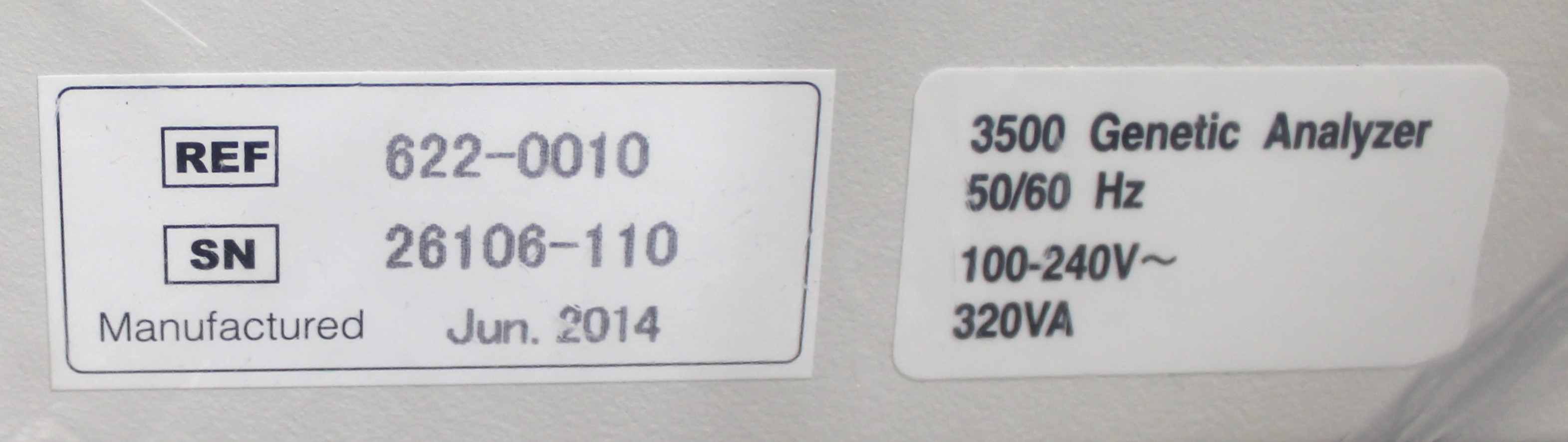 ABI 3500 Genetic Analyzer DNA Sequencer 8-Capillary Needs Repair AS-IS