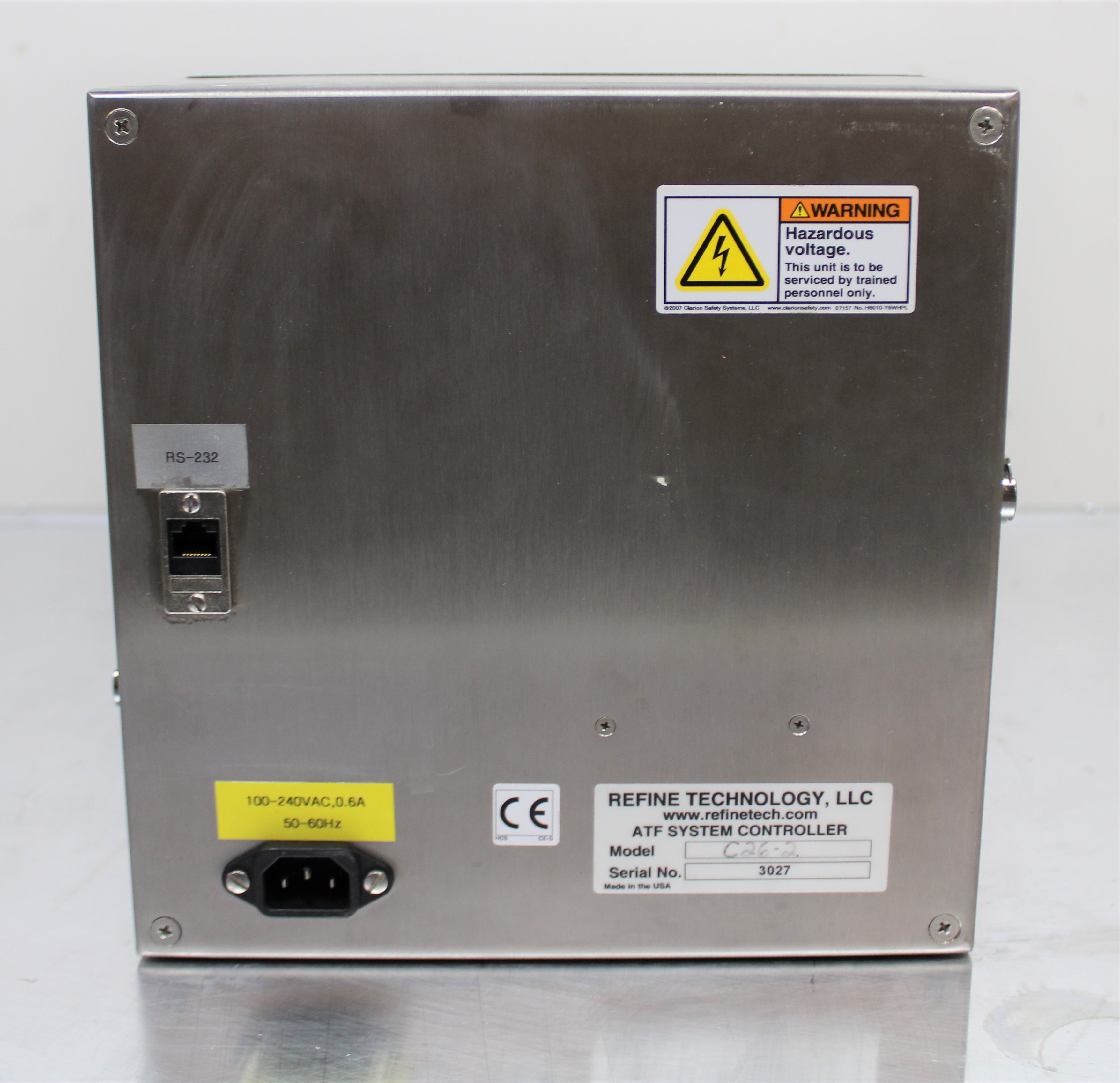 Refine C26-2 Pressure Regulator 240V 50/60Hz Ideal for Laboratory Use