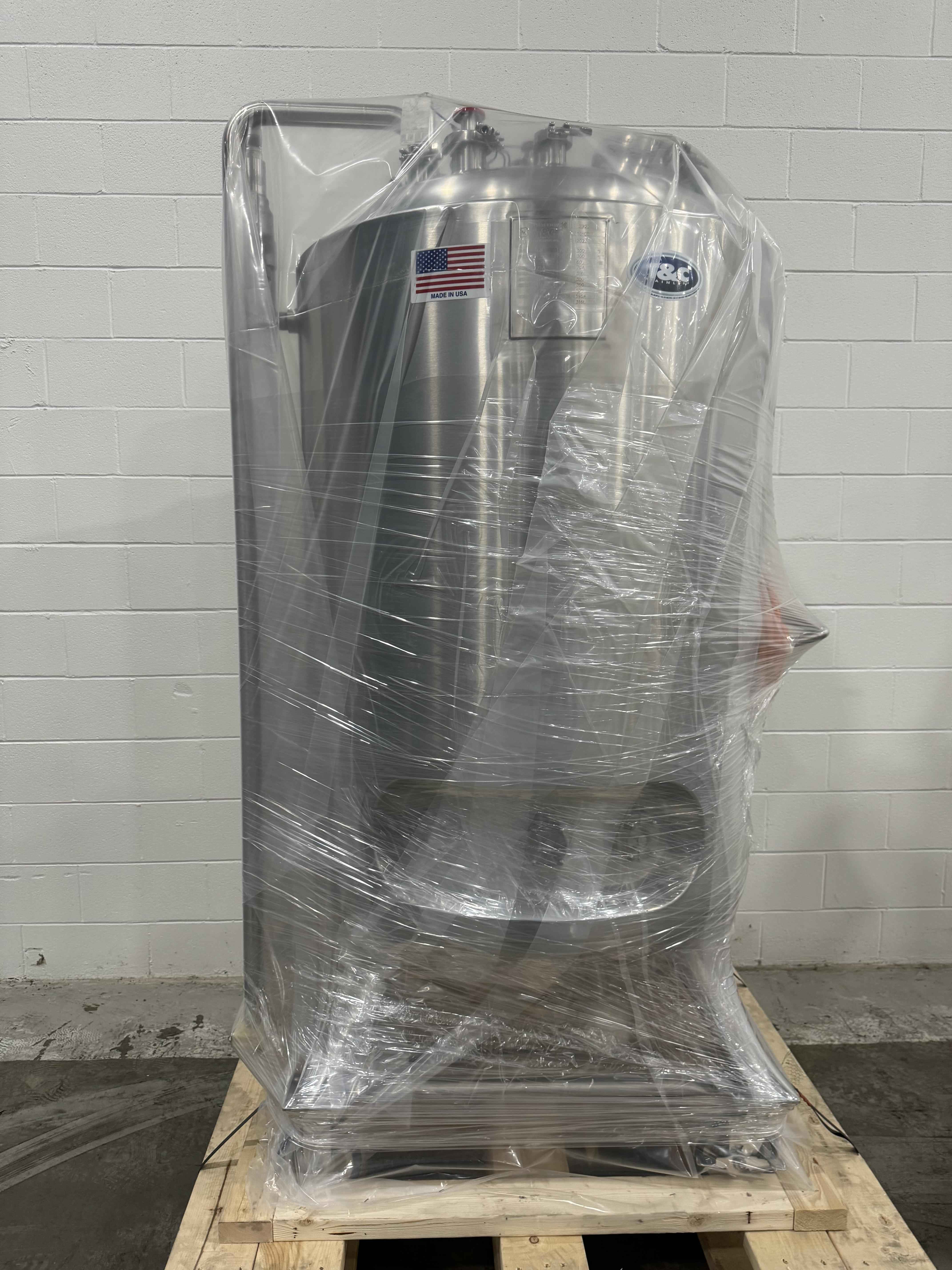 Holland Applied Technologies 500 L Vessel Sanitary Stainless Steel Tank New