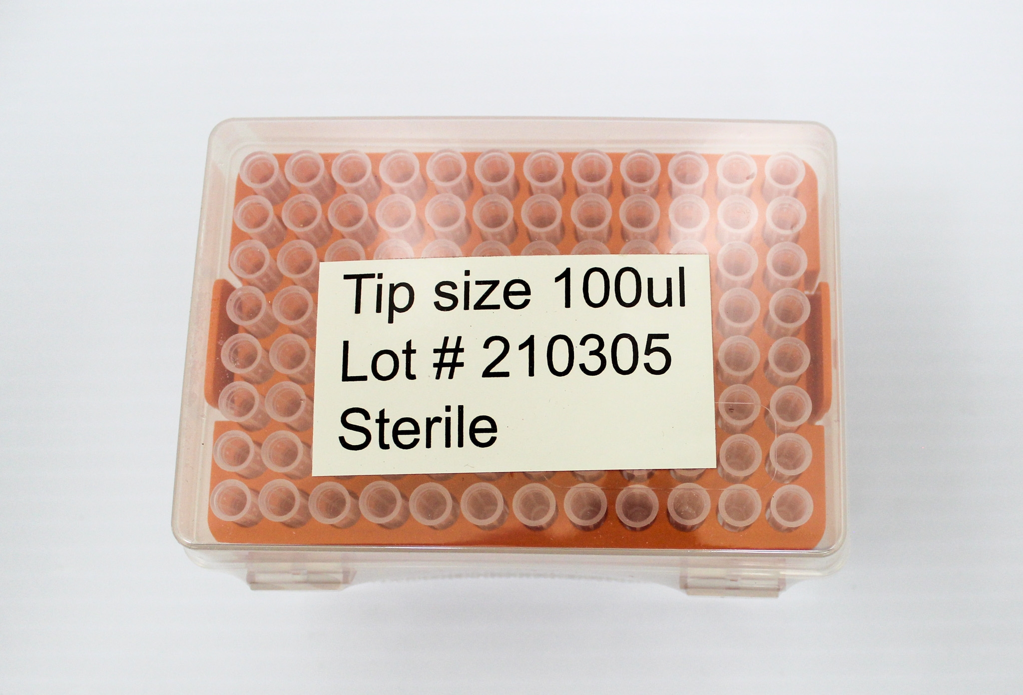 Thomas Lot: 210305 Universal Filter Tips 100uL Sterile DNase/RNase Free