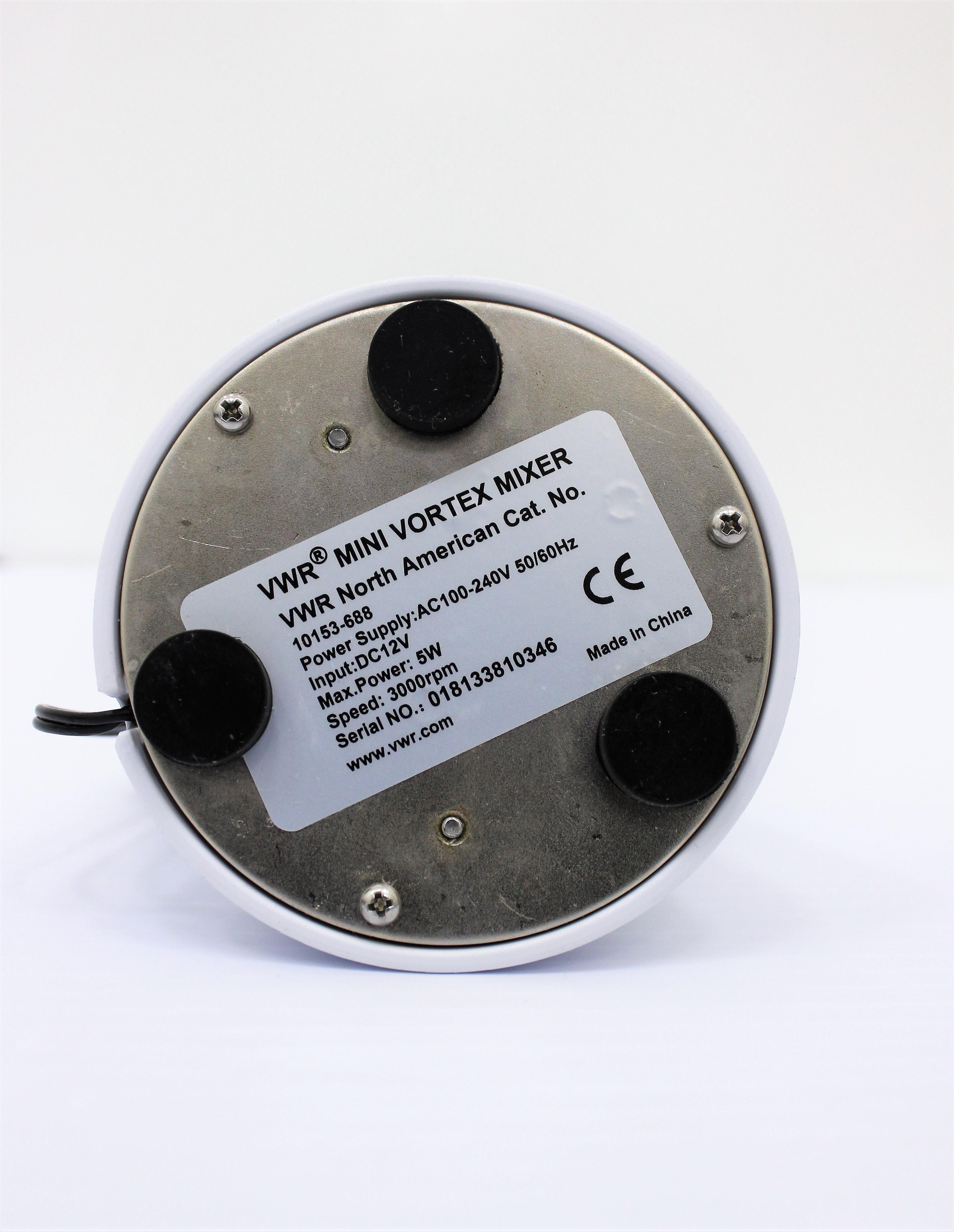 VWR 10153-688 Mini Vortexer 3000 RPM Lab Mixer Compact Durable Tested