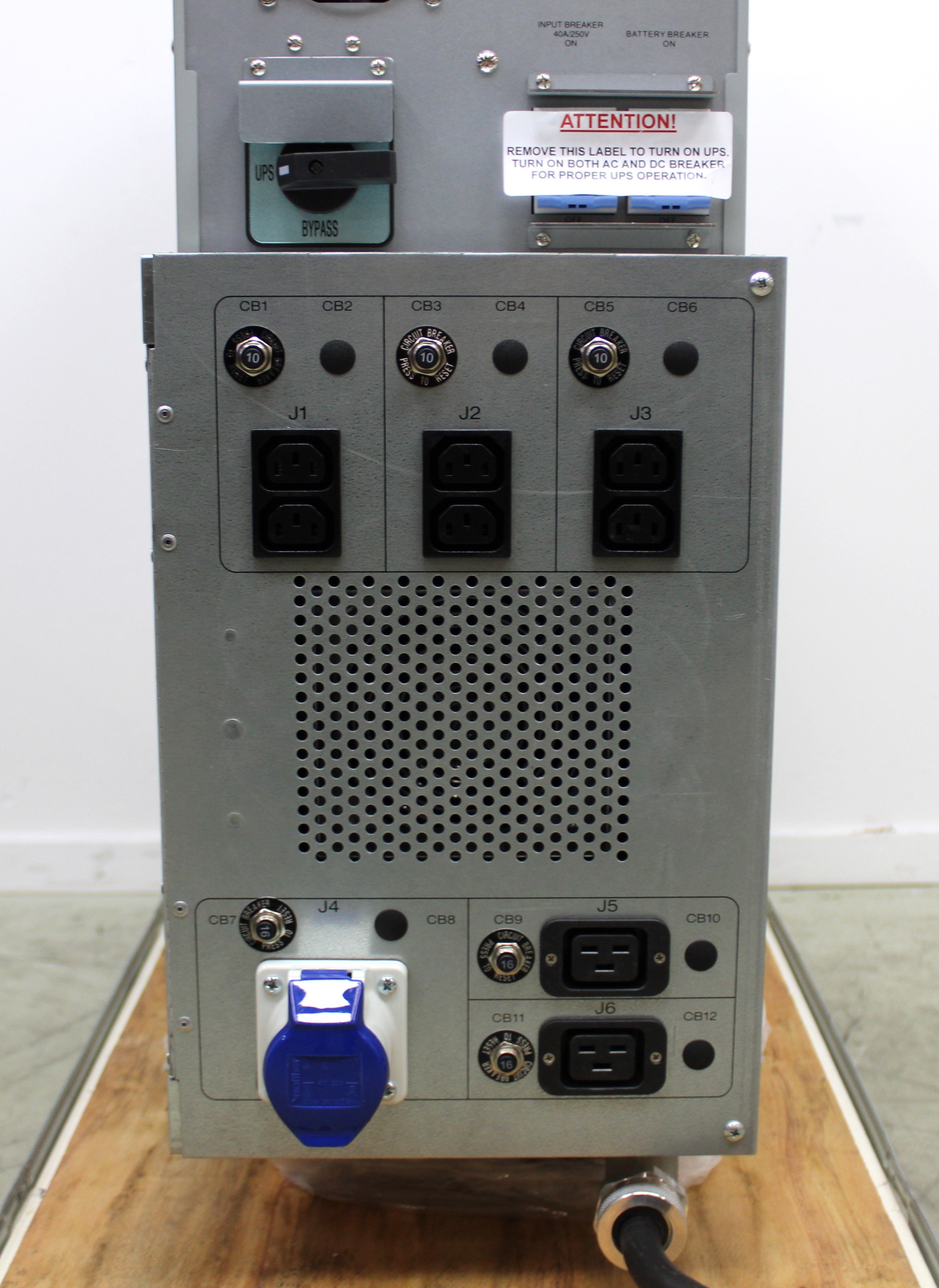 Powervar Security Plus II UPS ABCDEF6002-22 High Load Capacity 6000 VA