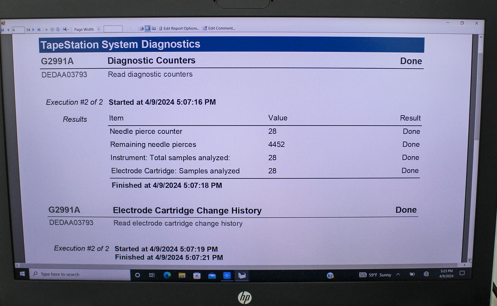 Agilent 4200 Tapestation Electrophoresis System DNA-RNA Analysis 96-Sample