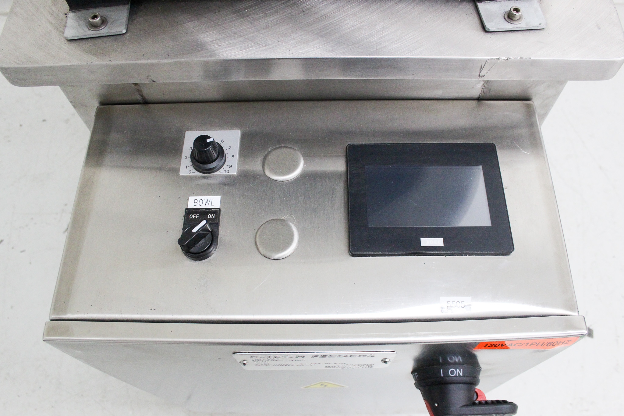 R-Tech 15-110AC-WS-BCS Vibratory Bowl Feeder for Precise Sorting 1000+SPM