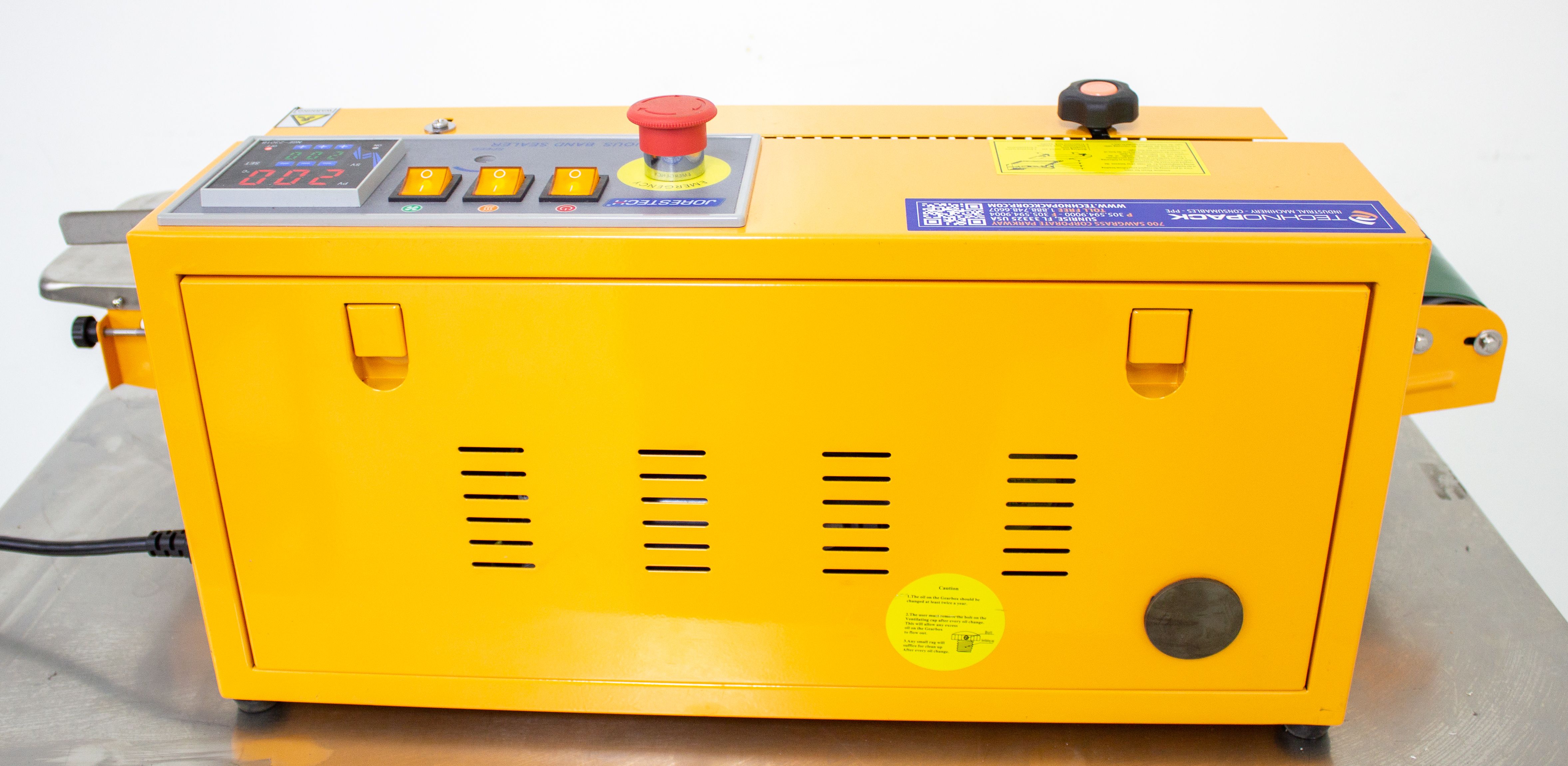 JORESTECH E-CBS-630D Band Sealer Heat Control Semi-Automatic 630 ft/min