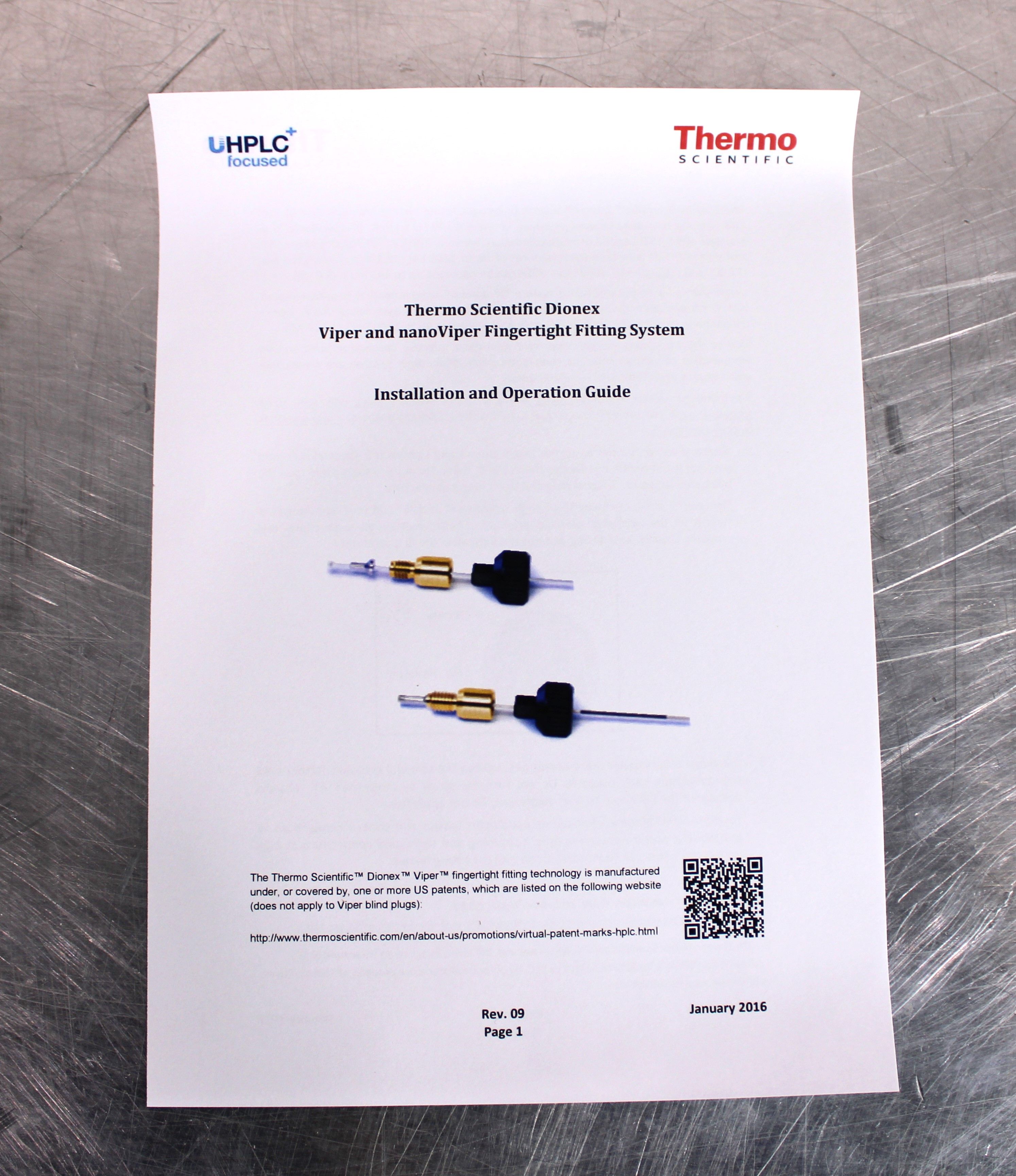 Thermo Dionex UltiMate 3000 HPLC System Adaptor Fingertight Viper