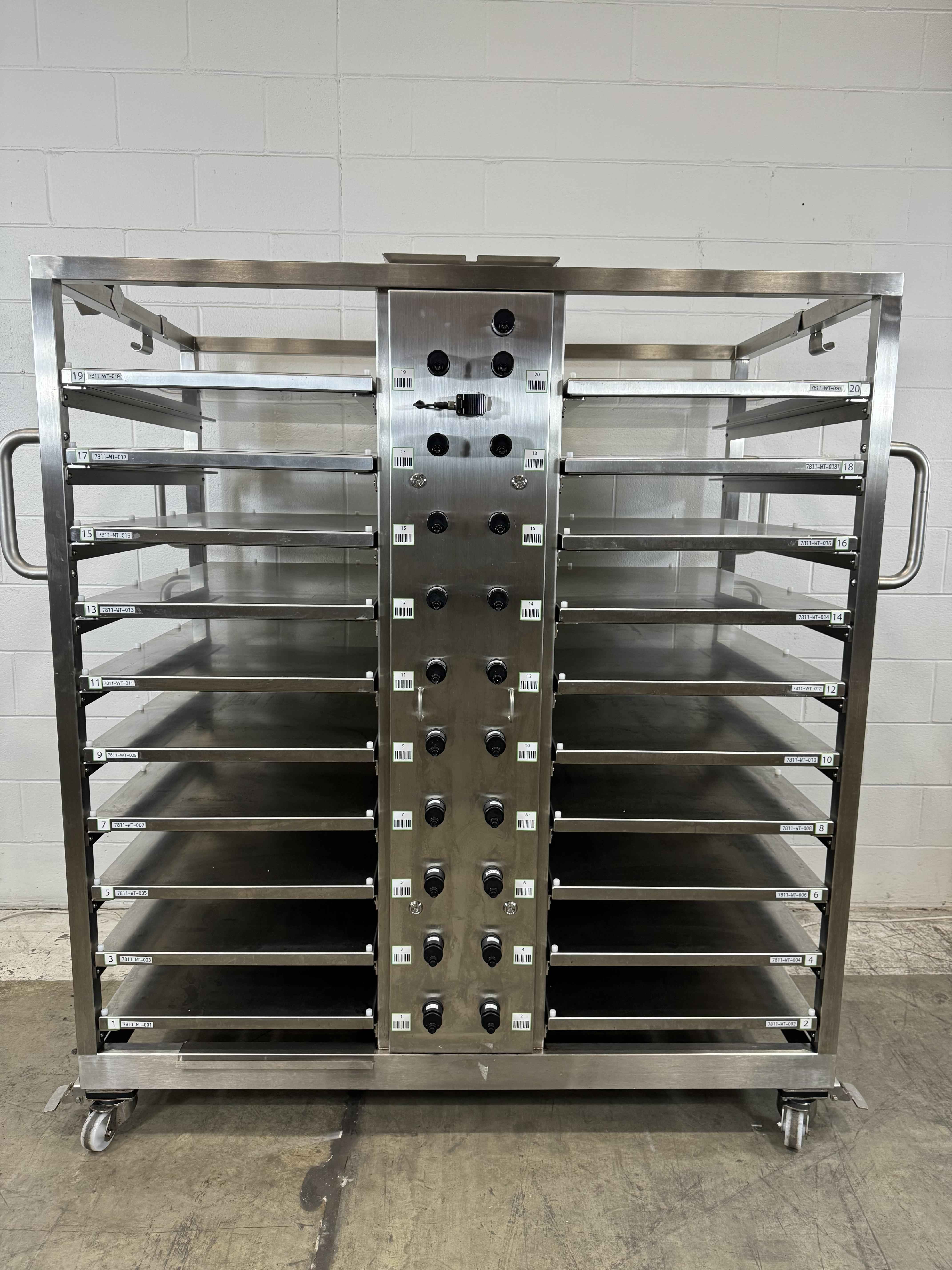 RossFill Rack 1018 Facility Storage Equipment Stainless Steel Used Functional