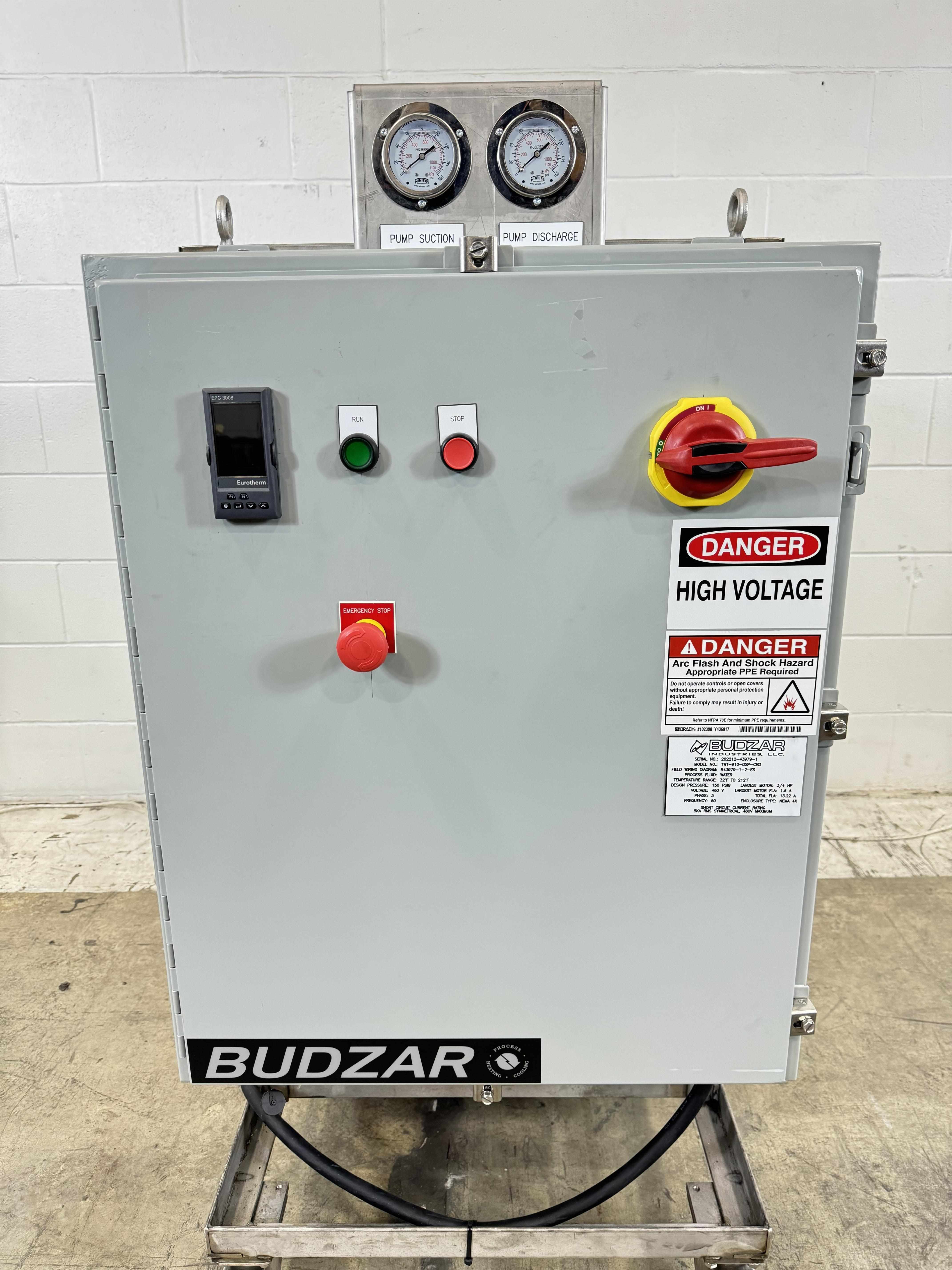 Budzar 21020 Mold Temperature Controller 300F EPDM 11x10x24 1 Year Warranty