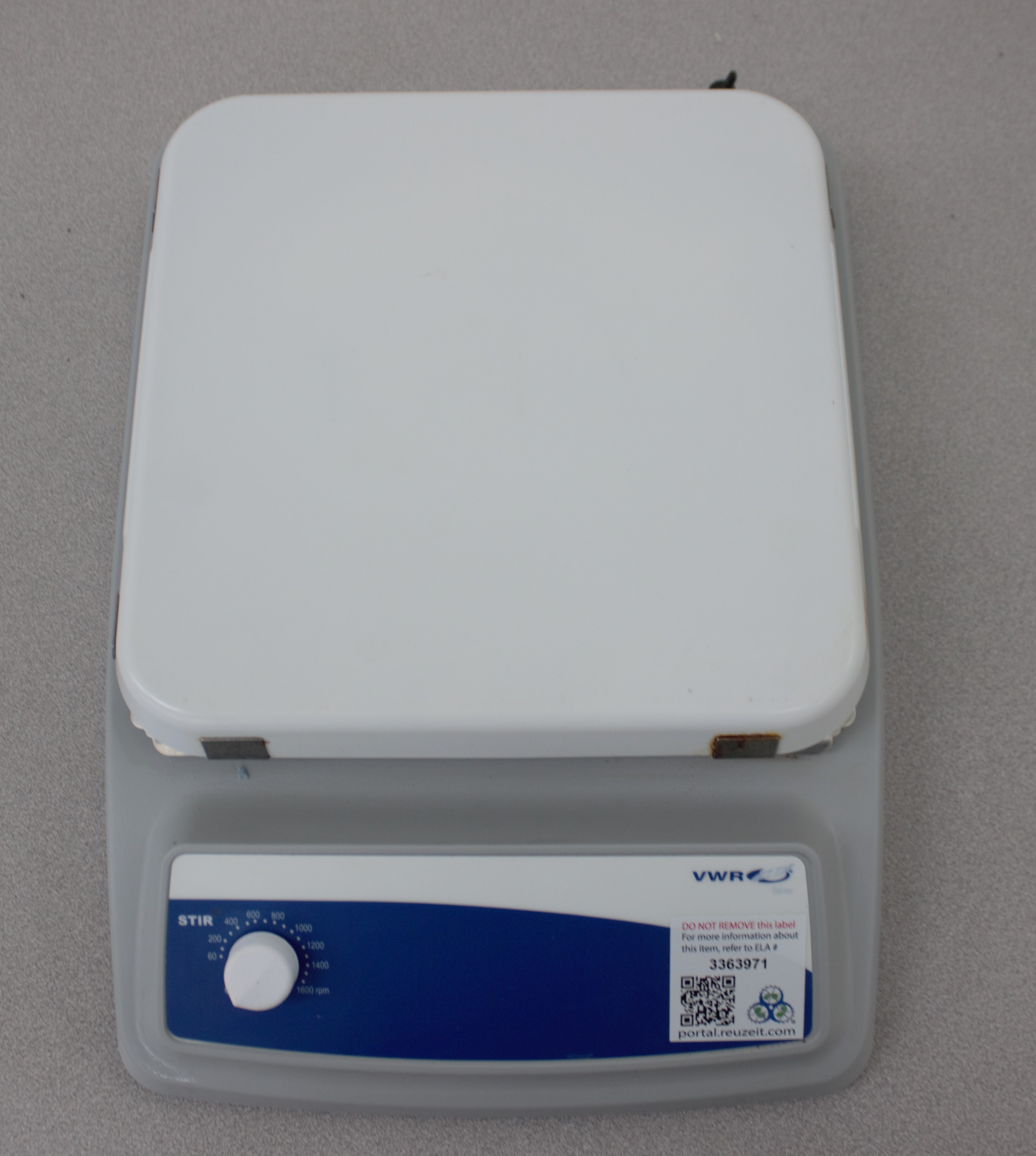 VWR 97042-666 Homogenizer Stirrer 10x10in Ceramic Plate 6L Capacity 1600RPM