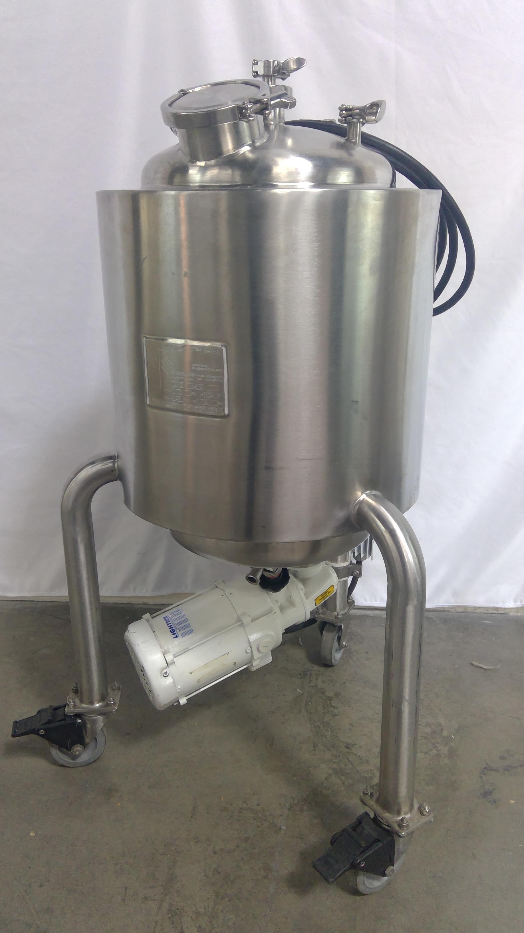 Sharpsville 25L Mix Tank Chemistry VG Used Stainless Steel IB 2010 120V
