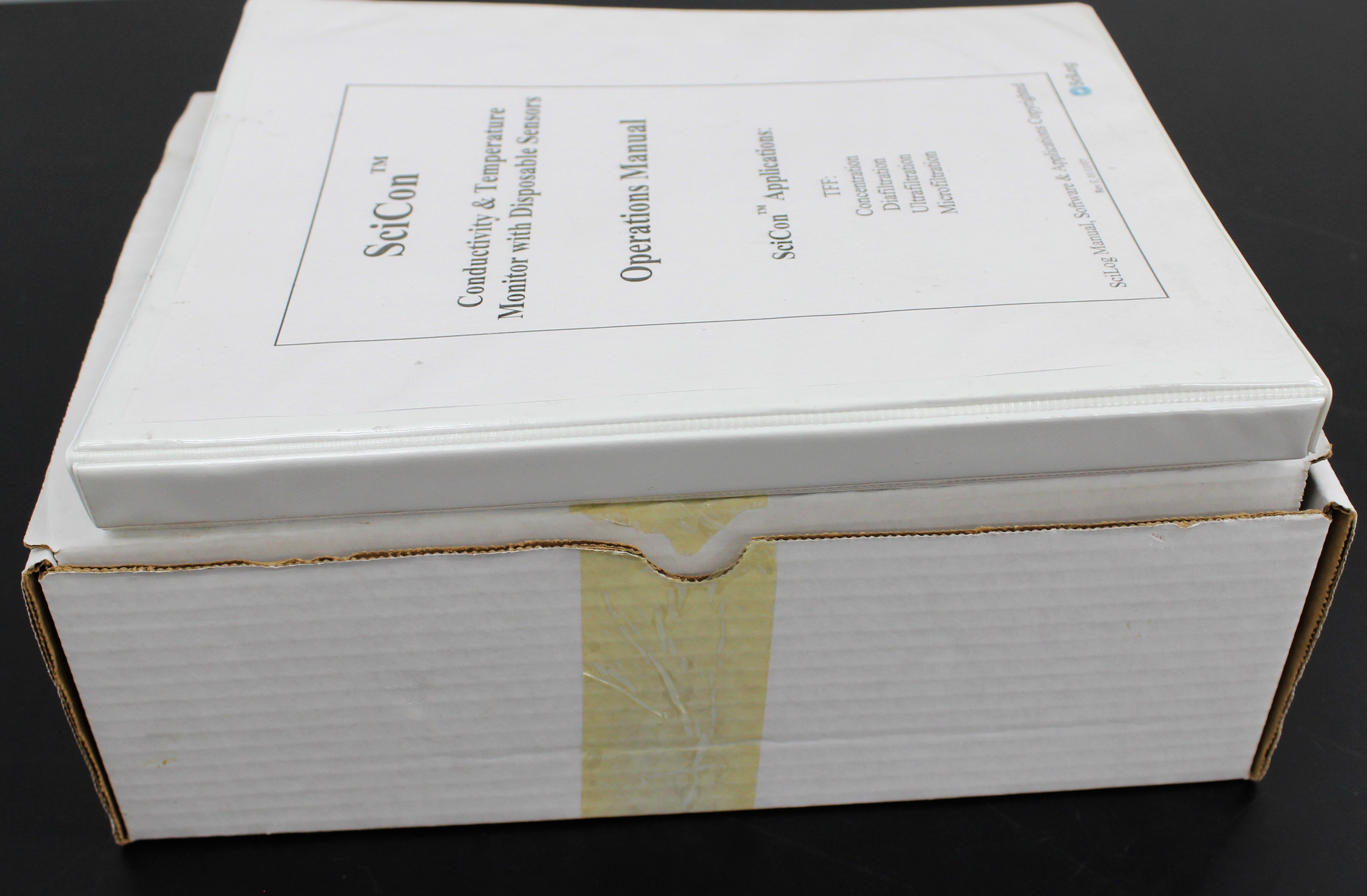 SciLog SciCon Conductivity Meter 4-Electrode w/ Disposable Sensors 4-50C