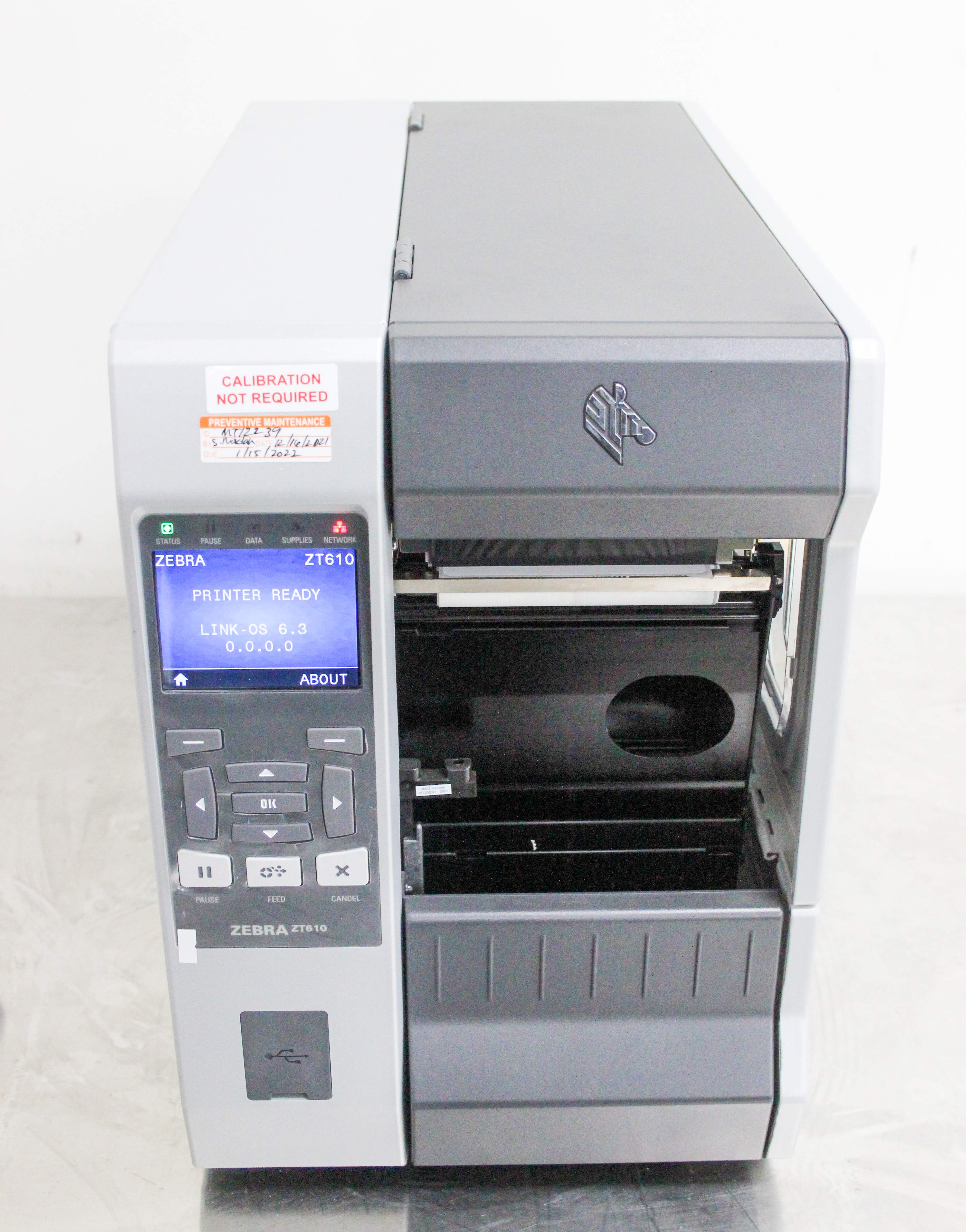 Zebra ZT610 Industrial Printer High-Speed 14ips Barcode Labeling