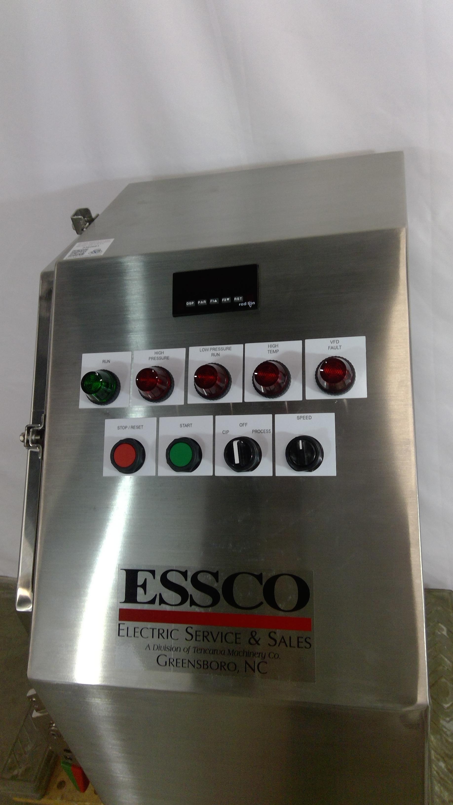 Essco 17104TEN Process Control Panel Box for Industrial Automation Use