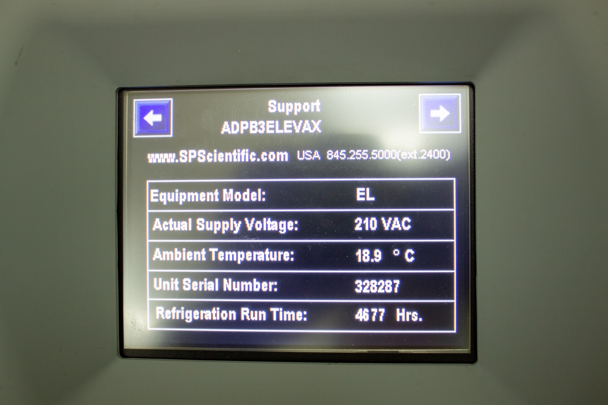 SP VirTis Advantage ProFreeze Dryer ADP-B3EL 3 Shelf Lyophilizer -85C 6L