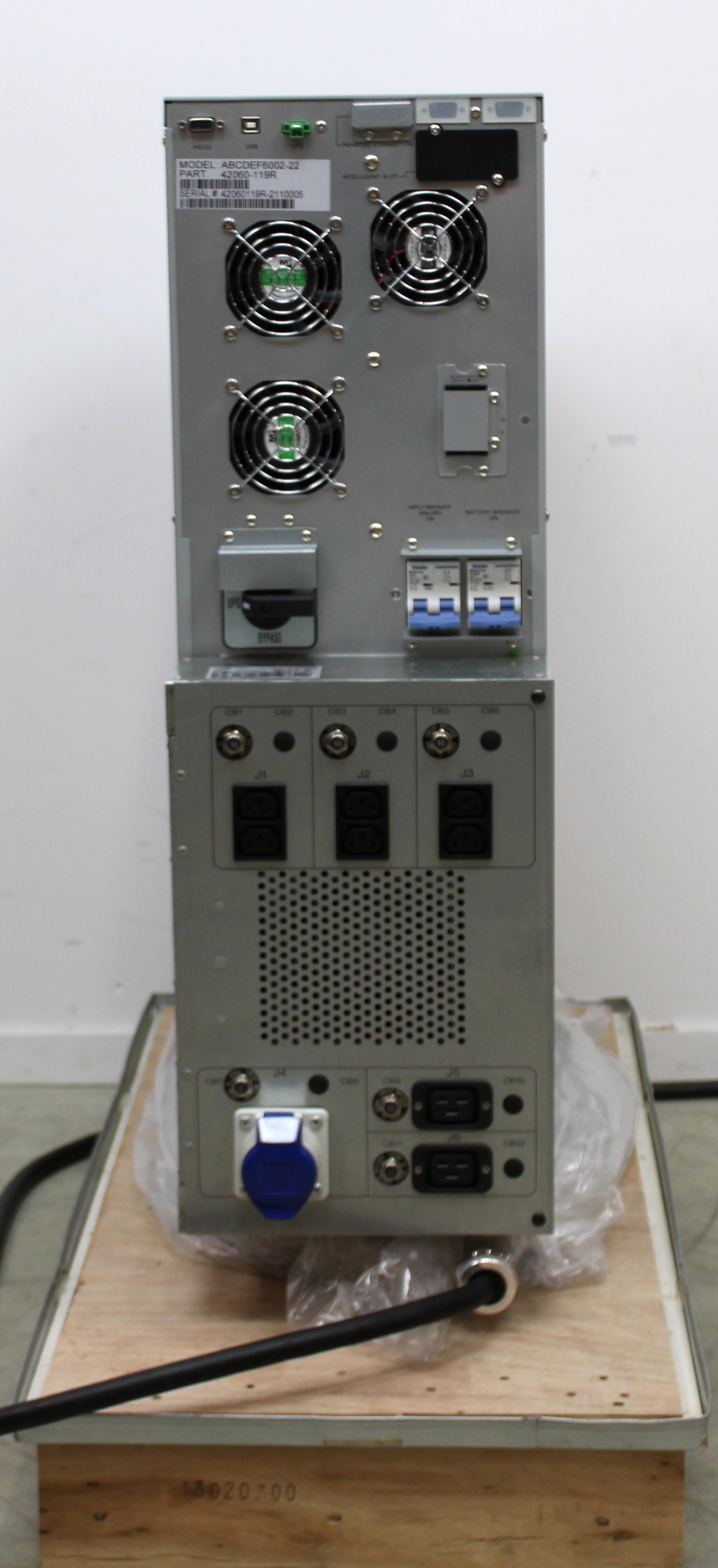 Powervar Security Plus II ABCDEF6002-22 UPS 5400W Power Protection