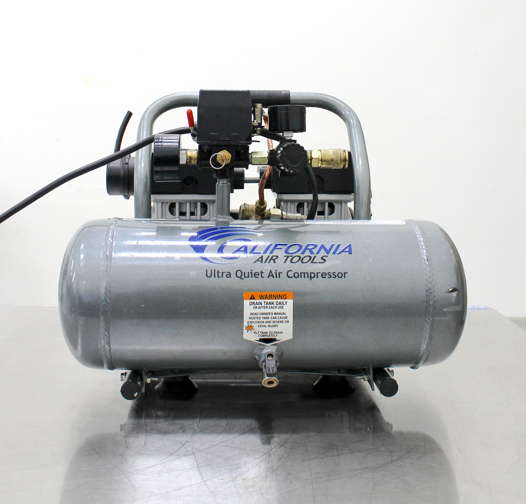 California Air Tools 1610A Oil-Free Air Compressor 1HP, Ultra Quiet, 60dB