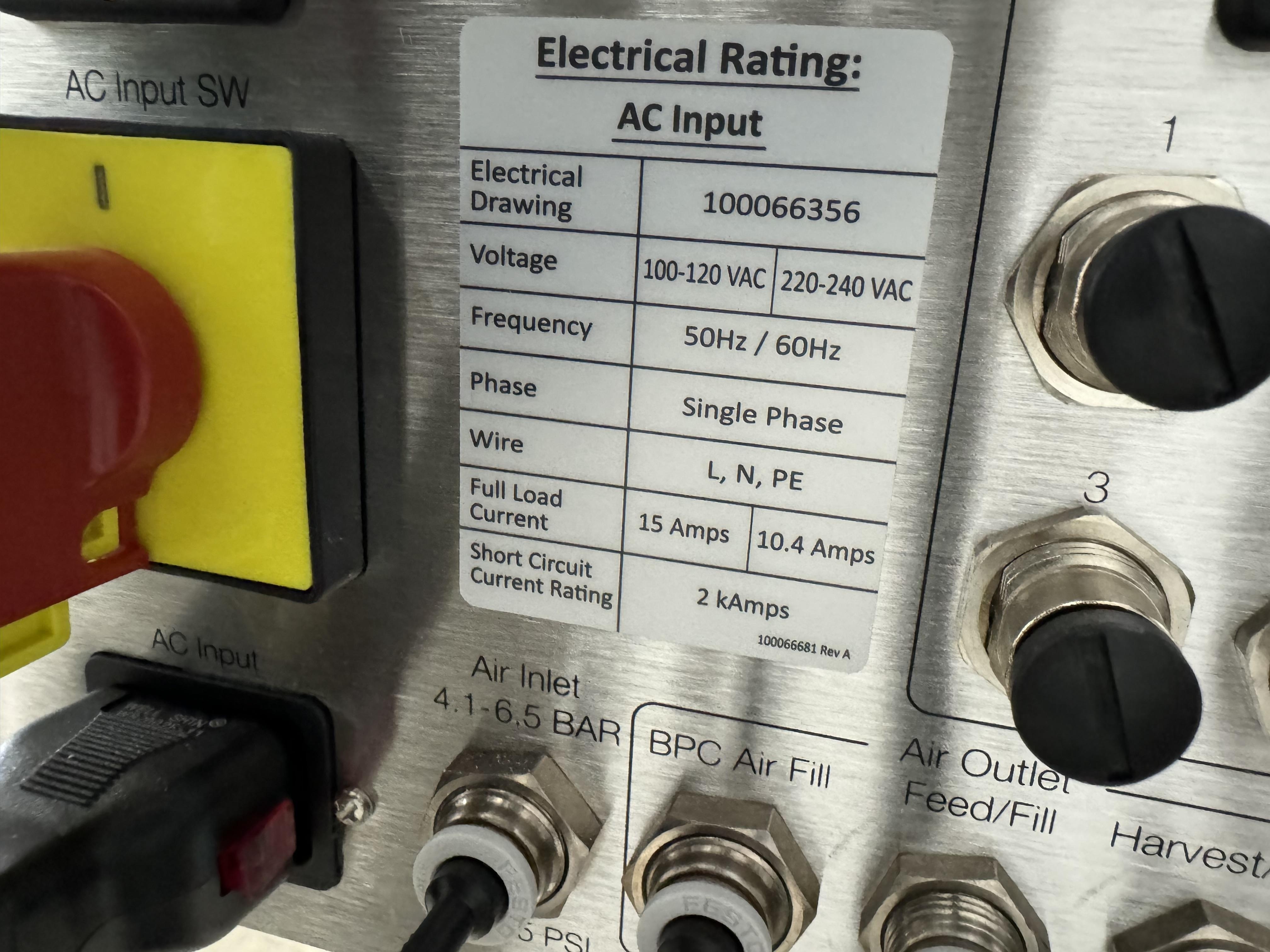 Thermo SUM0200.6298 Bioprocessing Single Use Mixer 200L Jacketed DC Motor