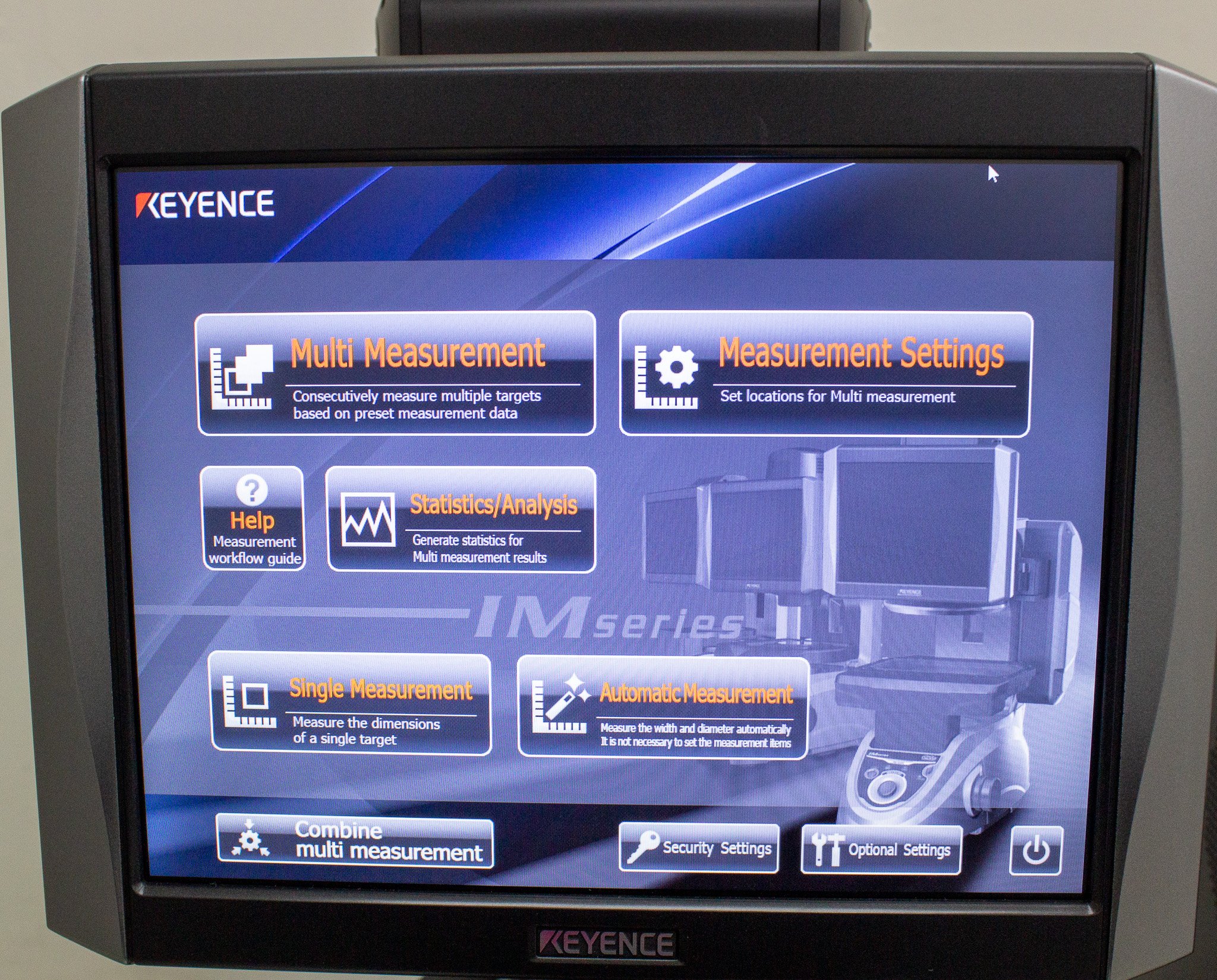 Keyence IM-6025 IM-8001 Image Dimension Measurement Faster Precise Used