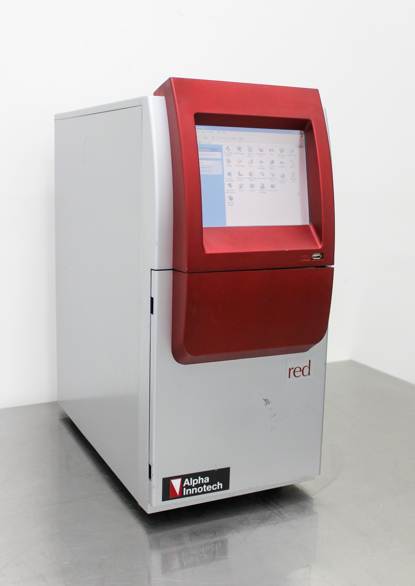 Alpha SA-1000 Imaging System UV Transilluminator Red Gel Imaging Used