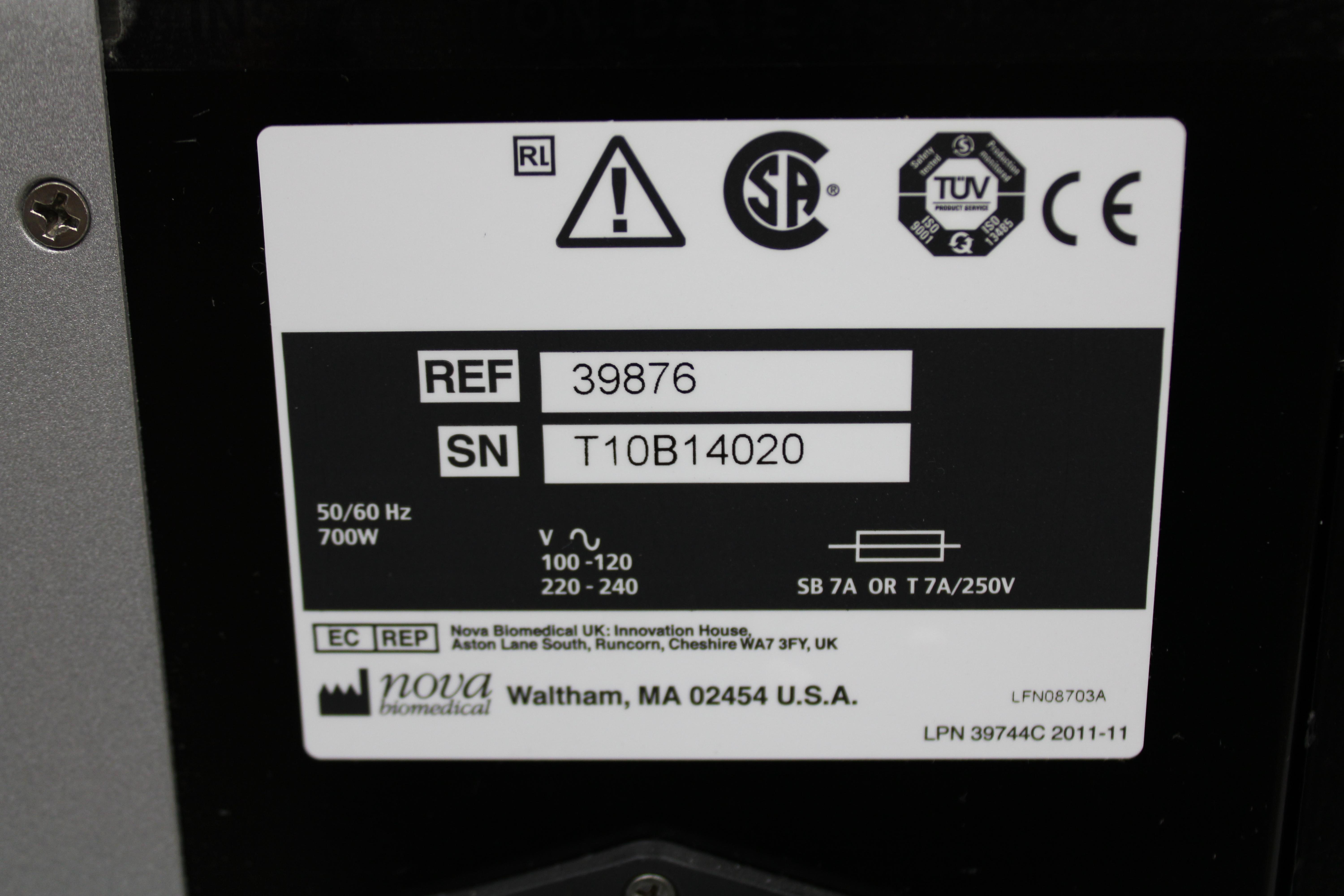 Nova BioProfile Flex Cell Analyzer Measures 15 Key Culture Attributes