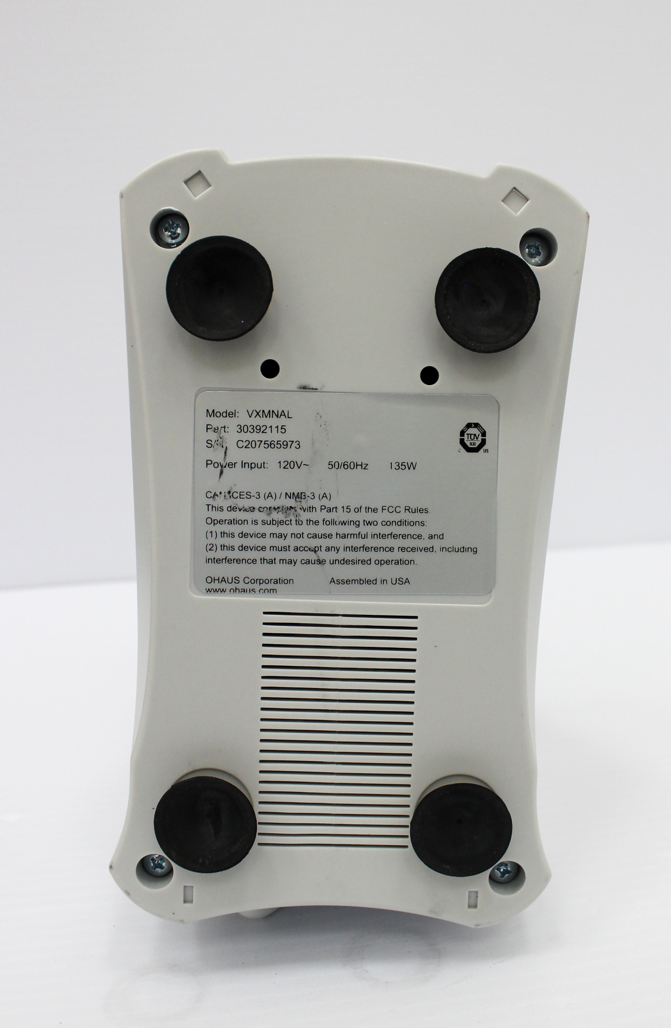 Ohaus VXMNAL Analog Mini Vortex Mixer 300-3200 RPM Touch/Continuous Operation