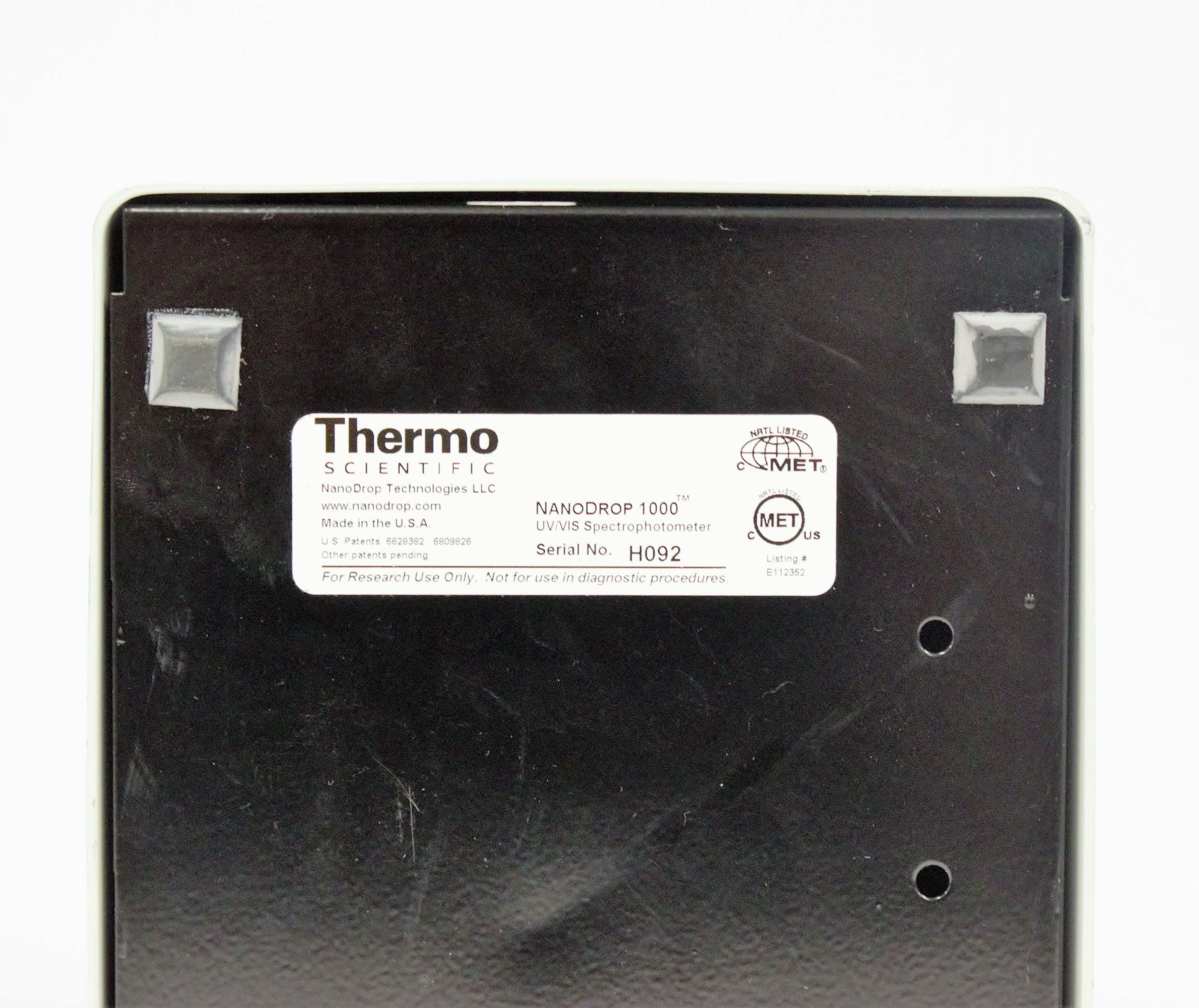 Thermo NanoDrop ND-1000 Spectrophotometer UV-Vis Measures High Concentration