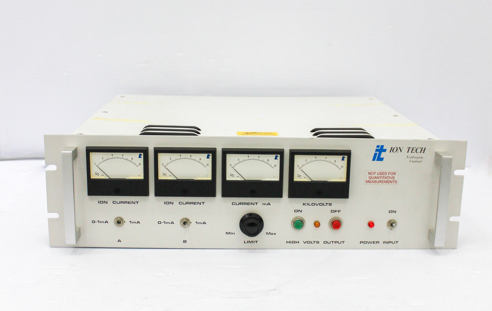 it Ion Tech B 50 High Voltage Ion Pump Power Supply 240V 50/60Hz