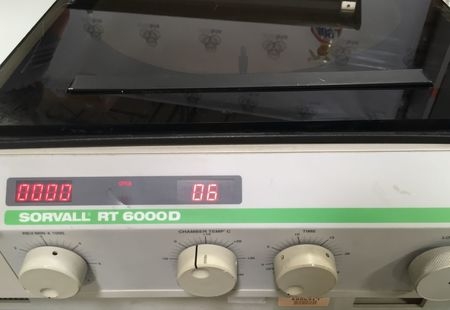 Sorvall RT 6000D Benchtop Centrifuge Used No Rotor 6000RPM High-Speed Efficient
