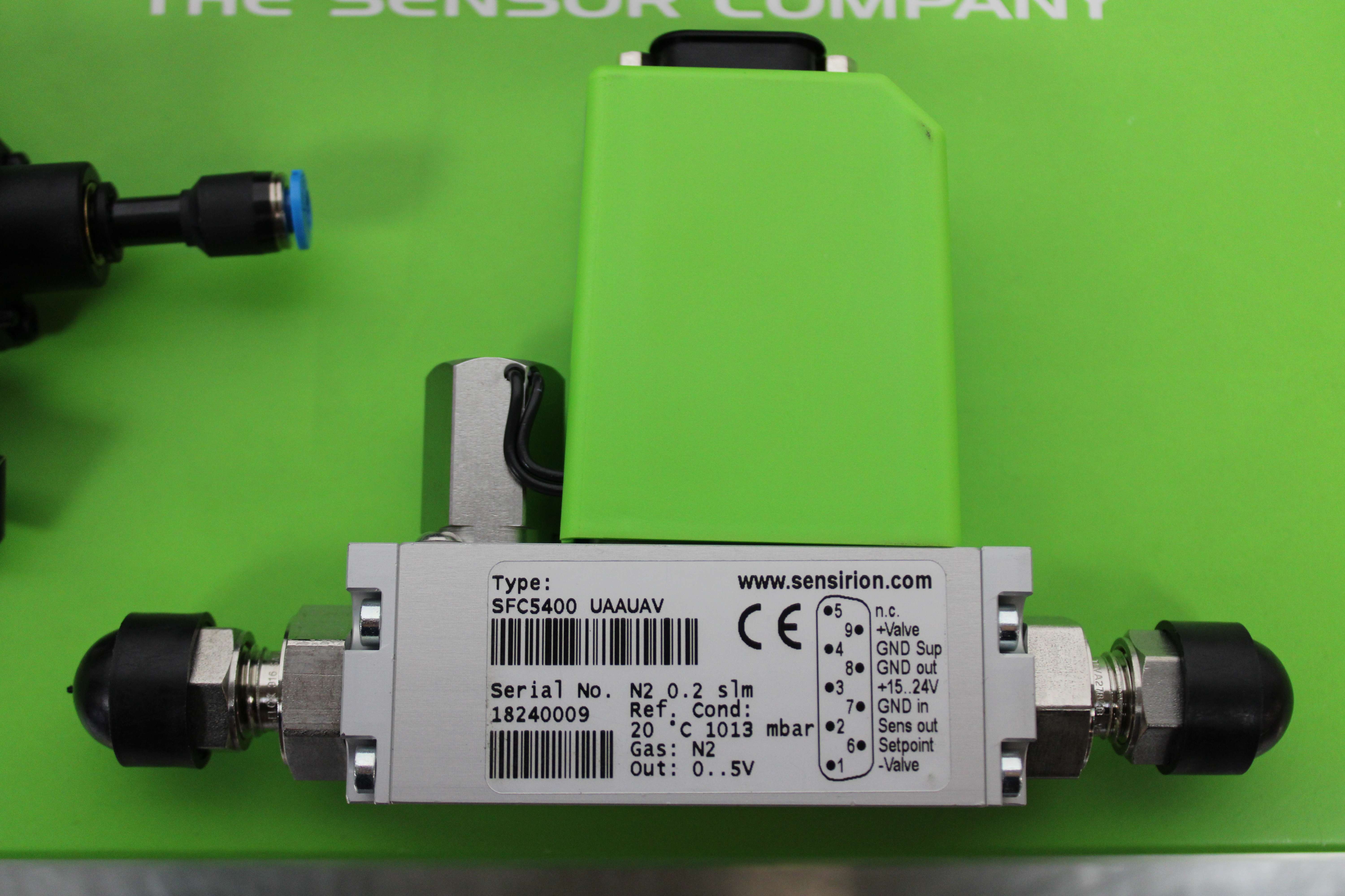 Sensirion SFC5400 UAAUAV Flow Controller & Meter, Multiple Gases, Precise, 5bar