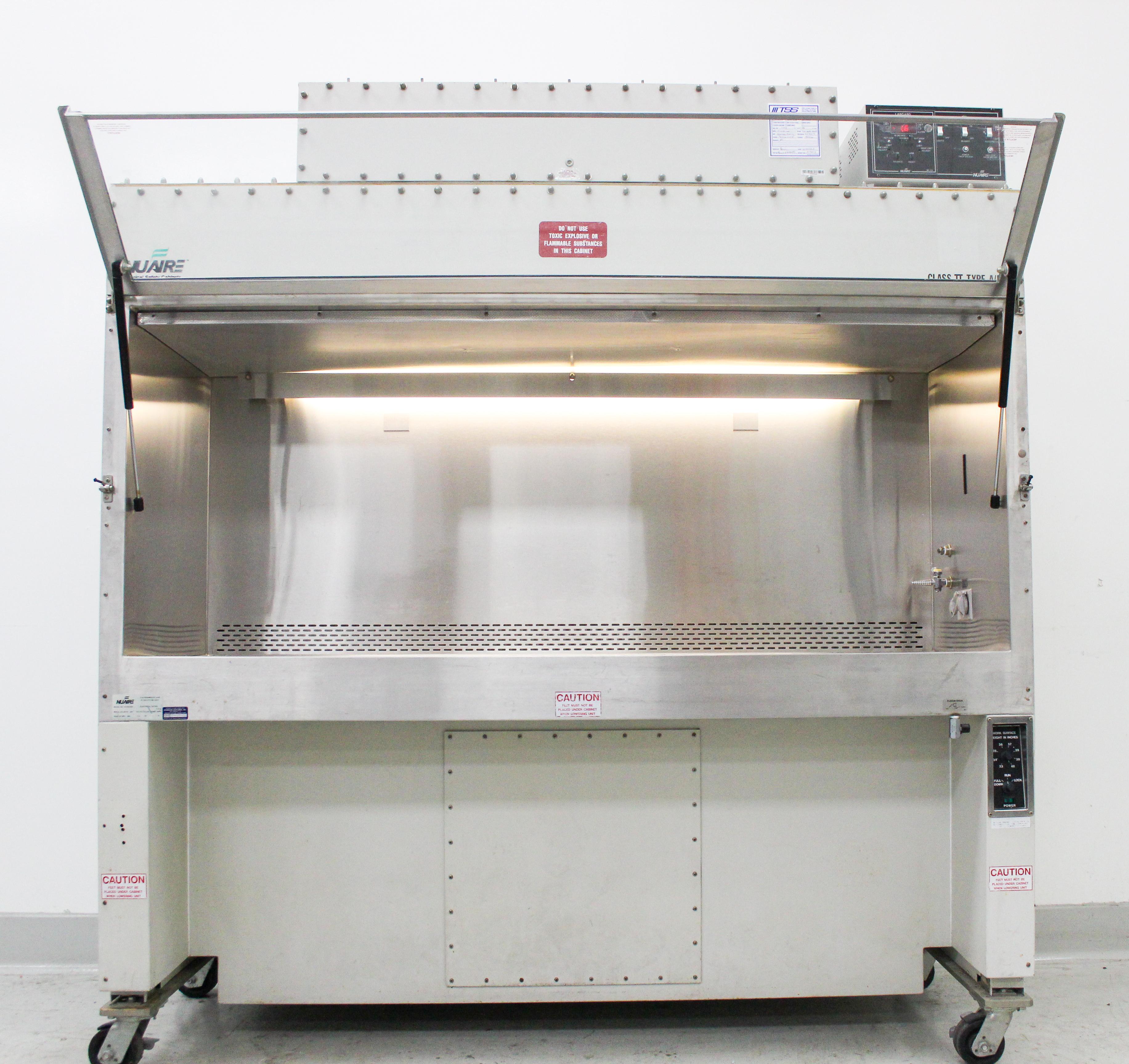 NuAire NU-602-600 Biosafety Cabinet 6ft Laminar Flow 105fpm Air Barrier