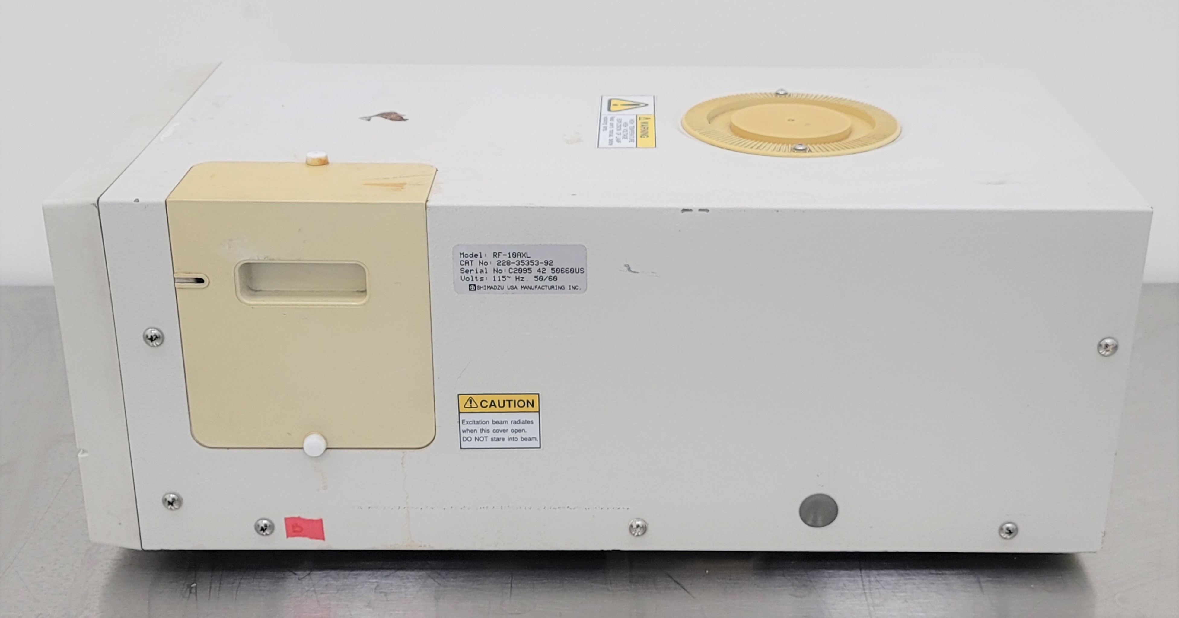 Shimadzu RF-10AXL Detector Fluorescence HPLC System 200-650nm 120V 50/60Hz