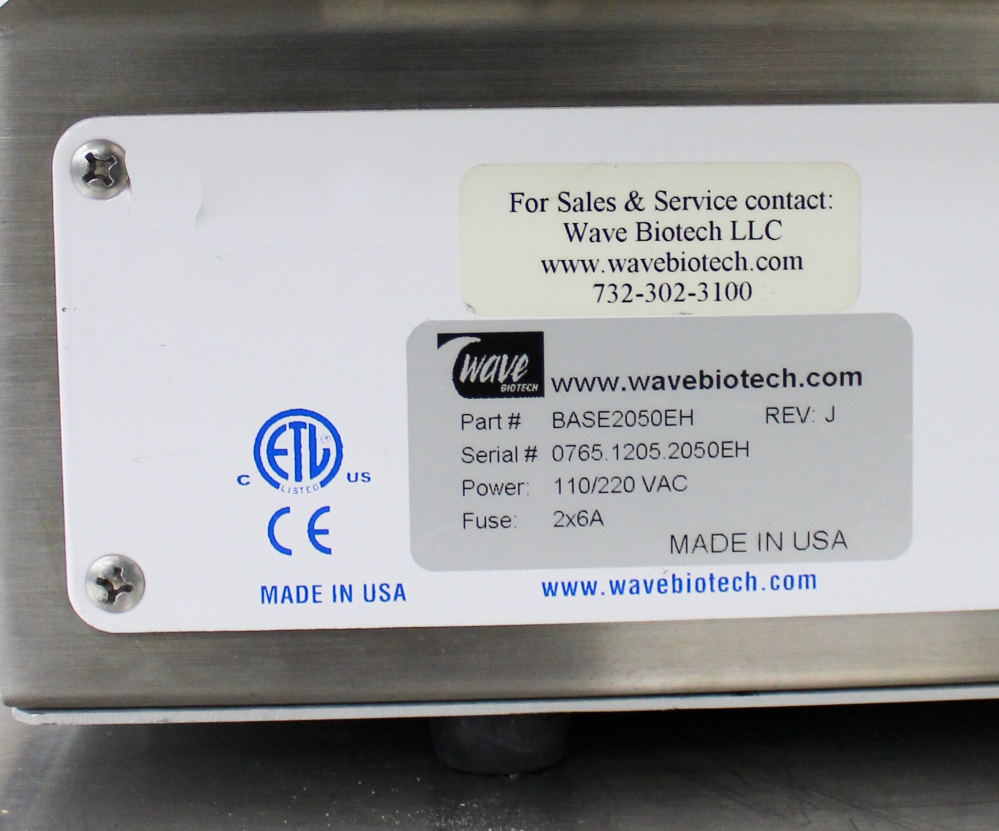 Wave 20/50EH Bioreactor System for Cell and Protein Culturing 50L Capacity