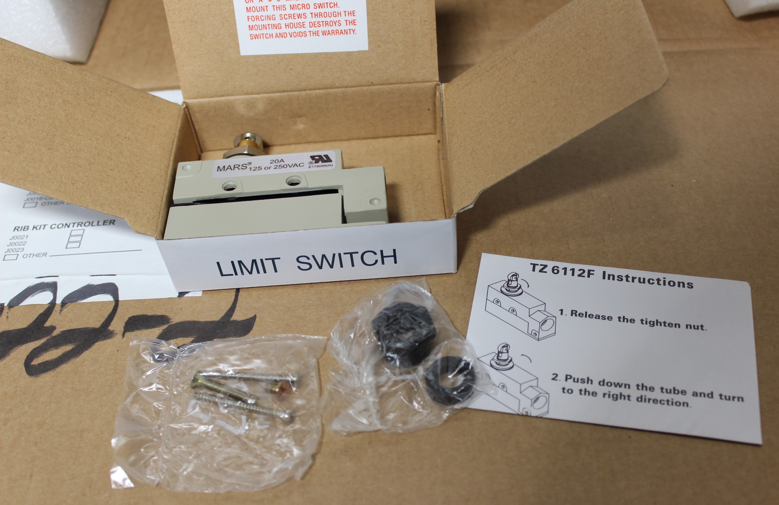 Mars LPN236-1UA-OB Air Curtain Unheated for Sanitation 7' Max Height 1/6HP