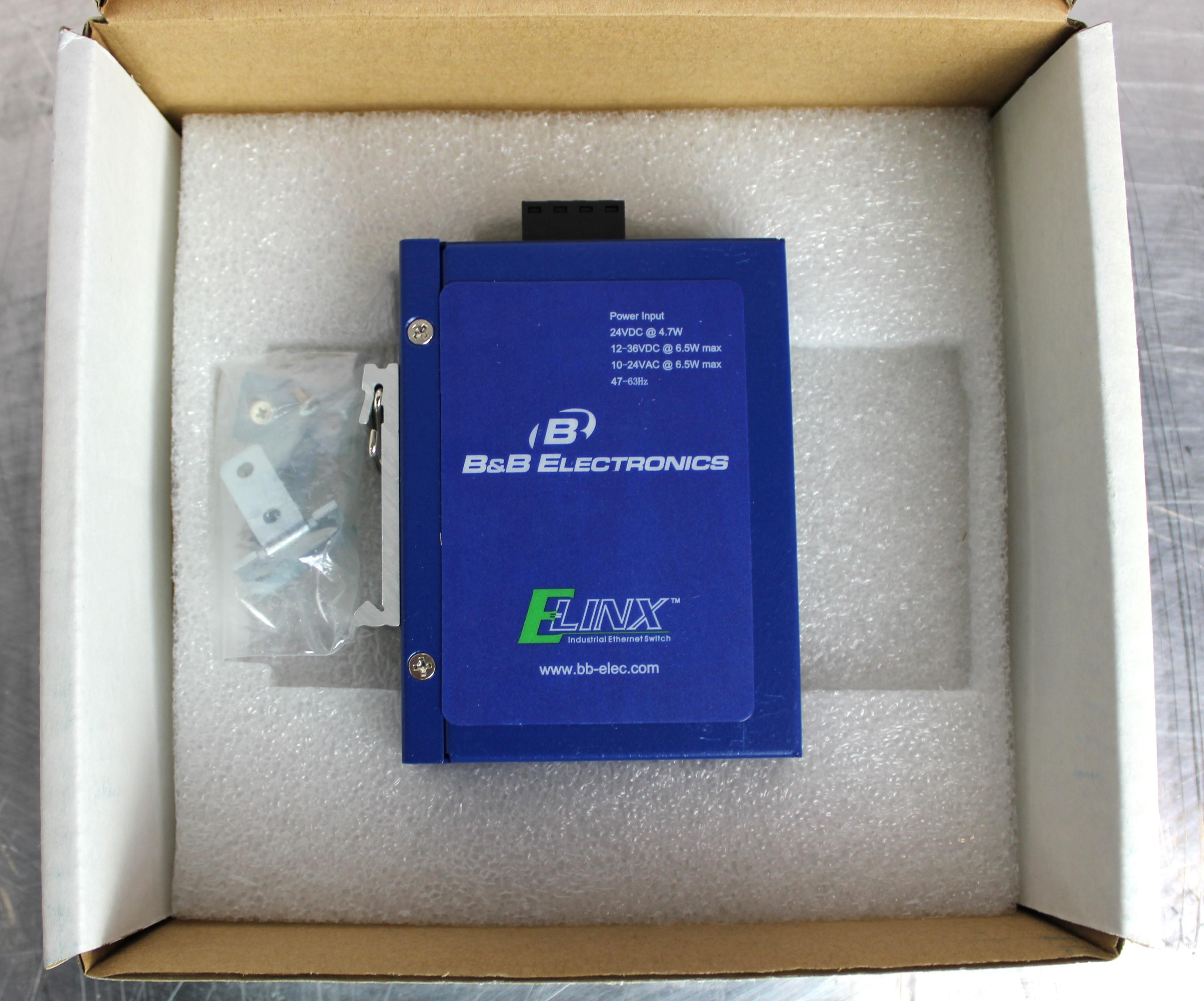Thermo Elinx ESW105 Ethernet Switch 5 Port -10 to 60C Industrial Networking