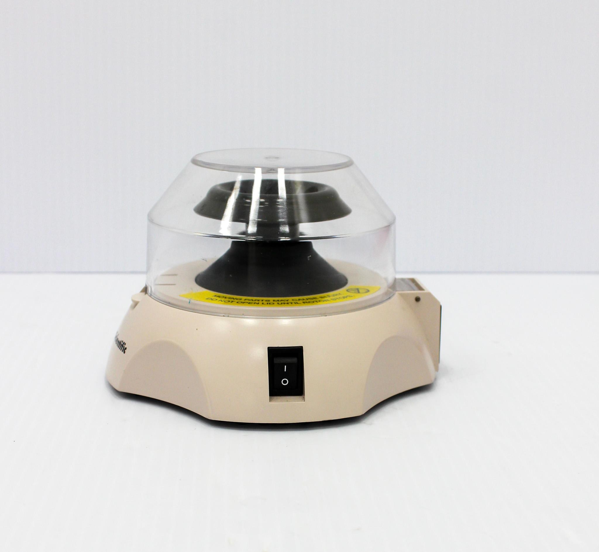 Fisher Scientific Mini Centrifuge cat: 05-090-100 6000 RPM Centrifugation