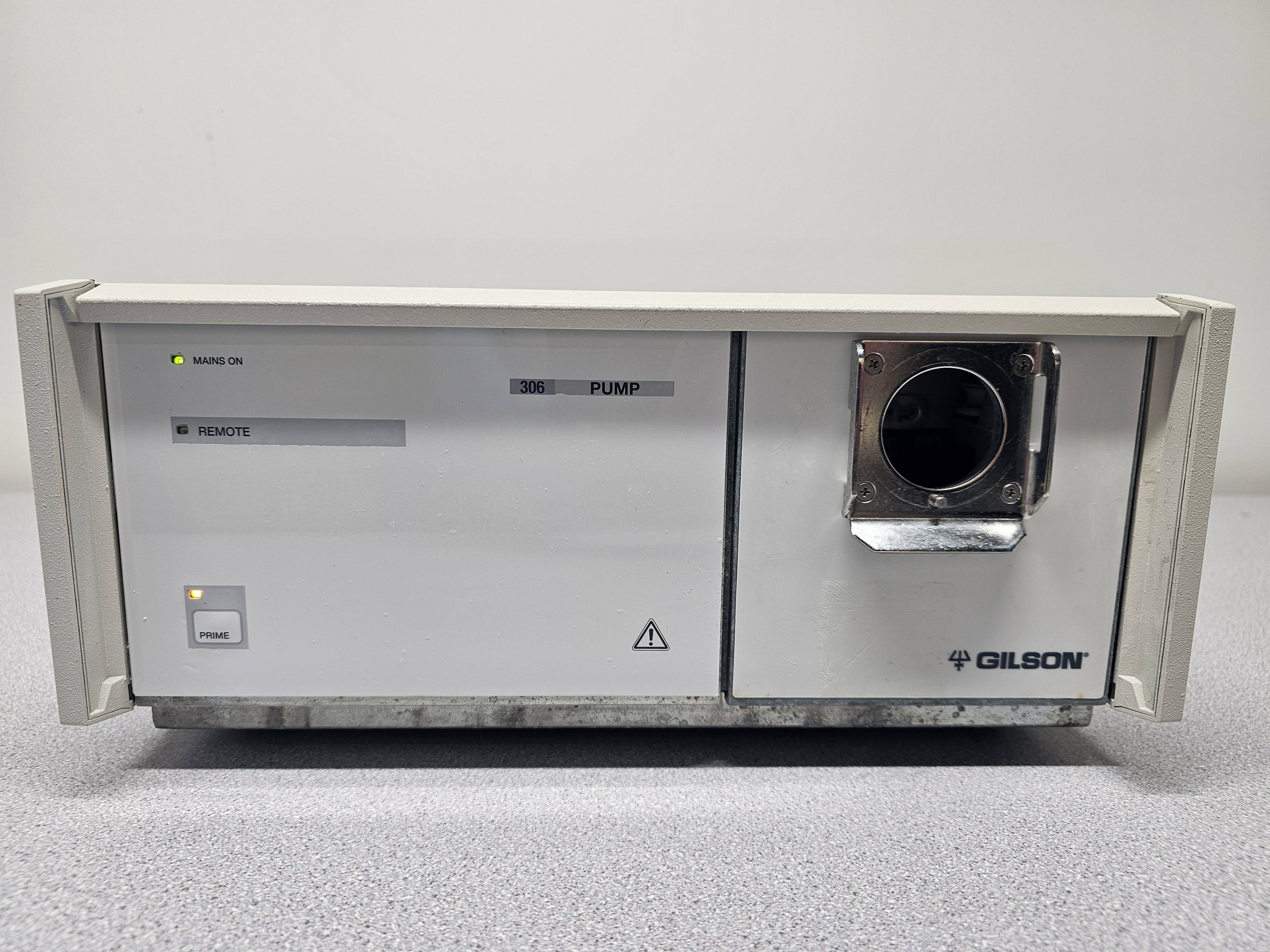 Gilson 306 HPLC Pump Used High Precision Fluid Transfer 0.050-10mL/min
