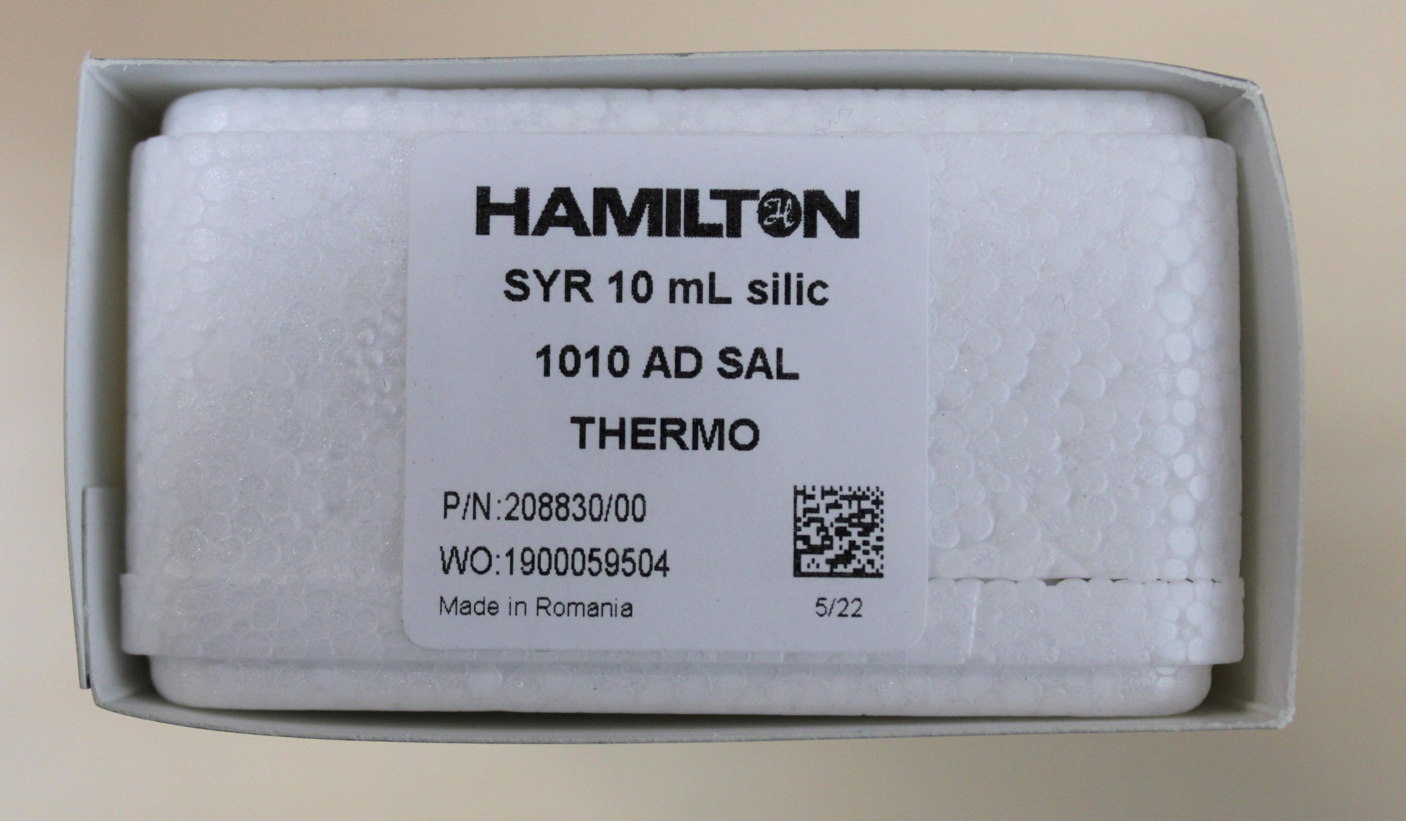 Hamilton SYR 10 mL Silic 1010 AD SAL Turn-Key Fully Functional Instrument