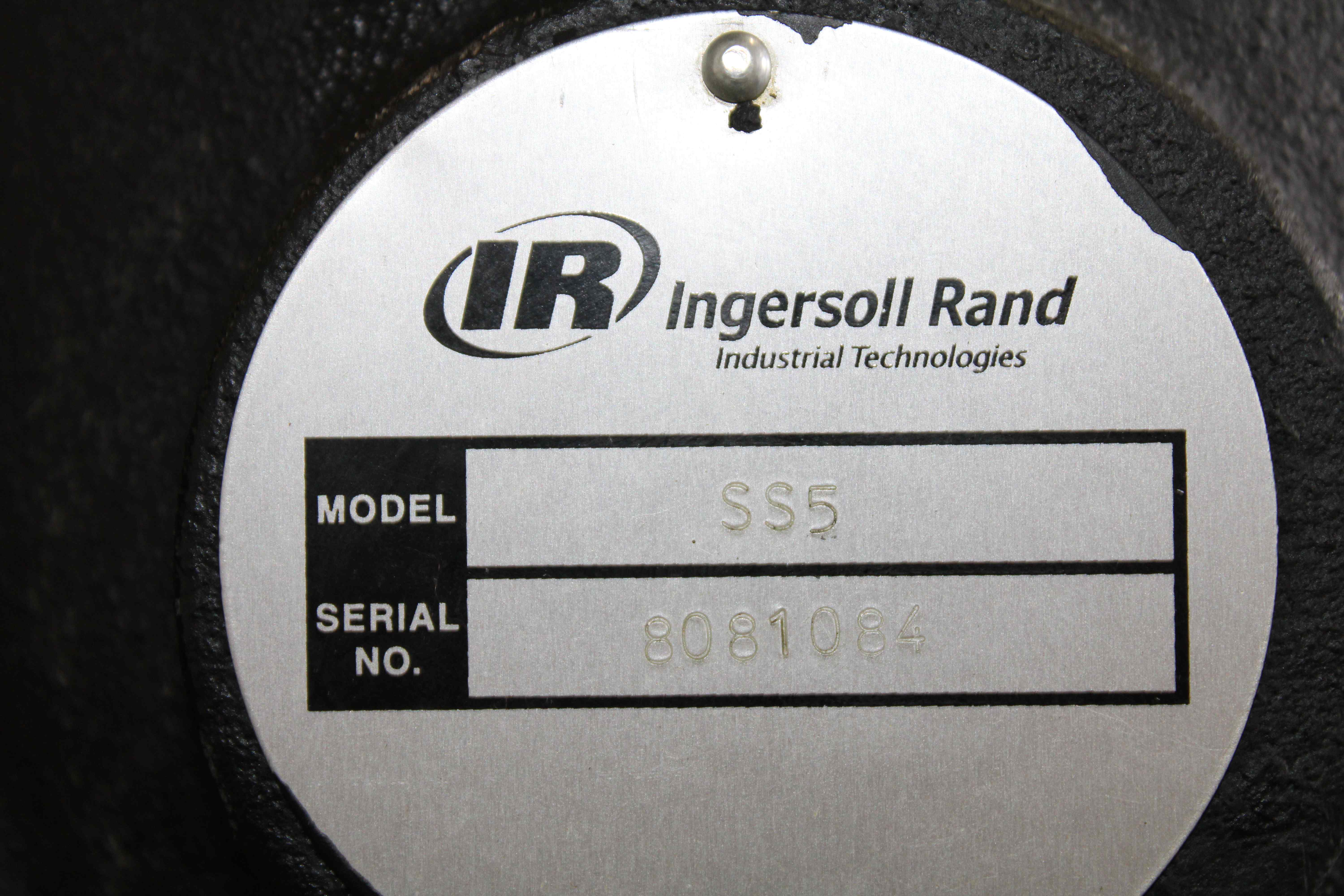 Ingersoll Rand SS5 Air Compressor Vertical Tank 5hp 135psi 60gal Continuous