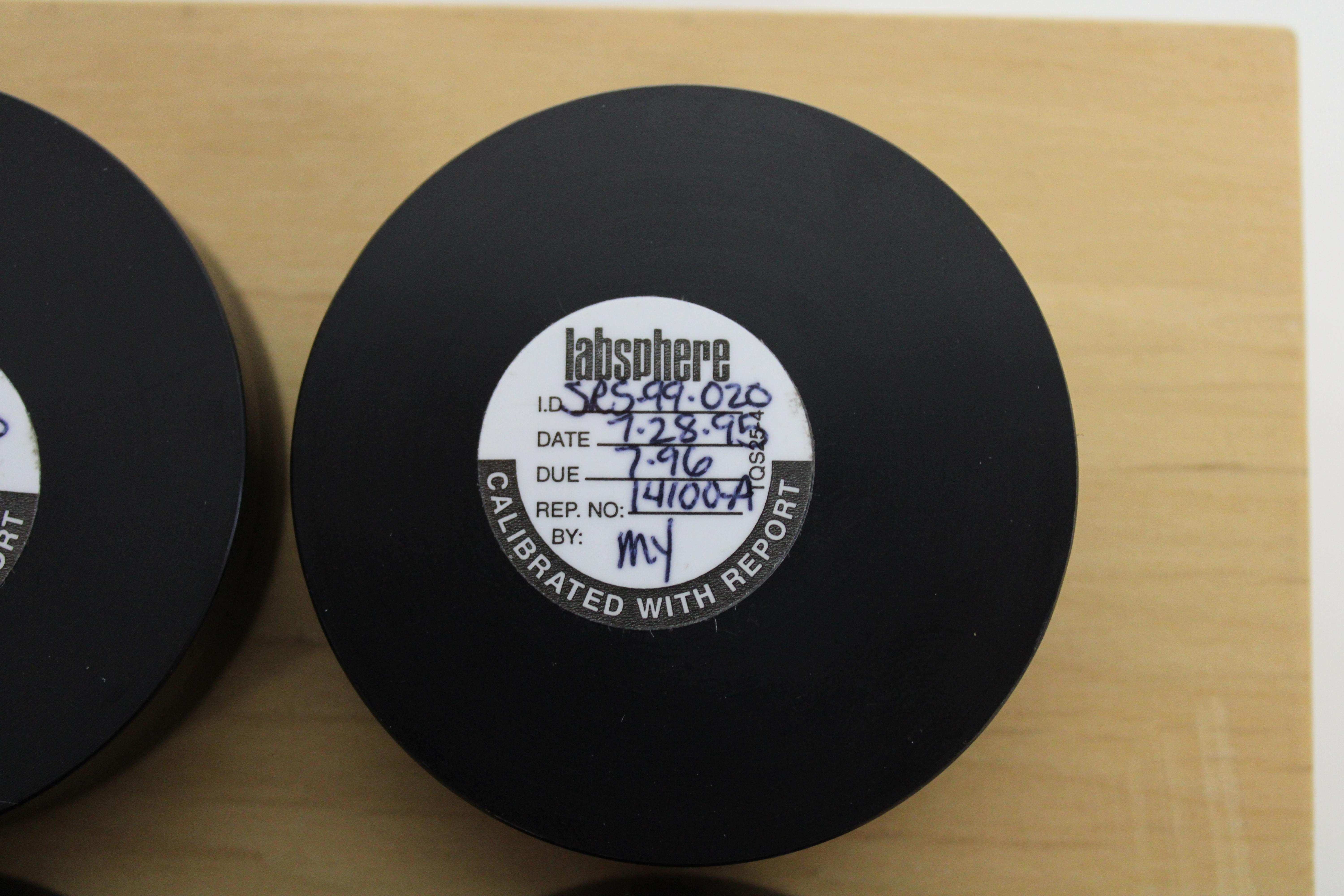 Labsphere Reflectance Standard SRS Used for Spectrophotometry UV-VIS-NIR