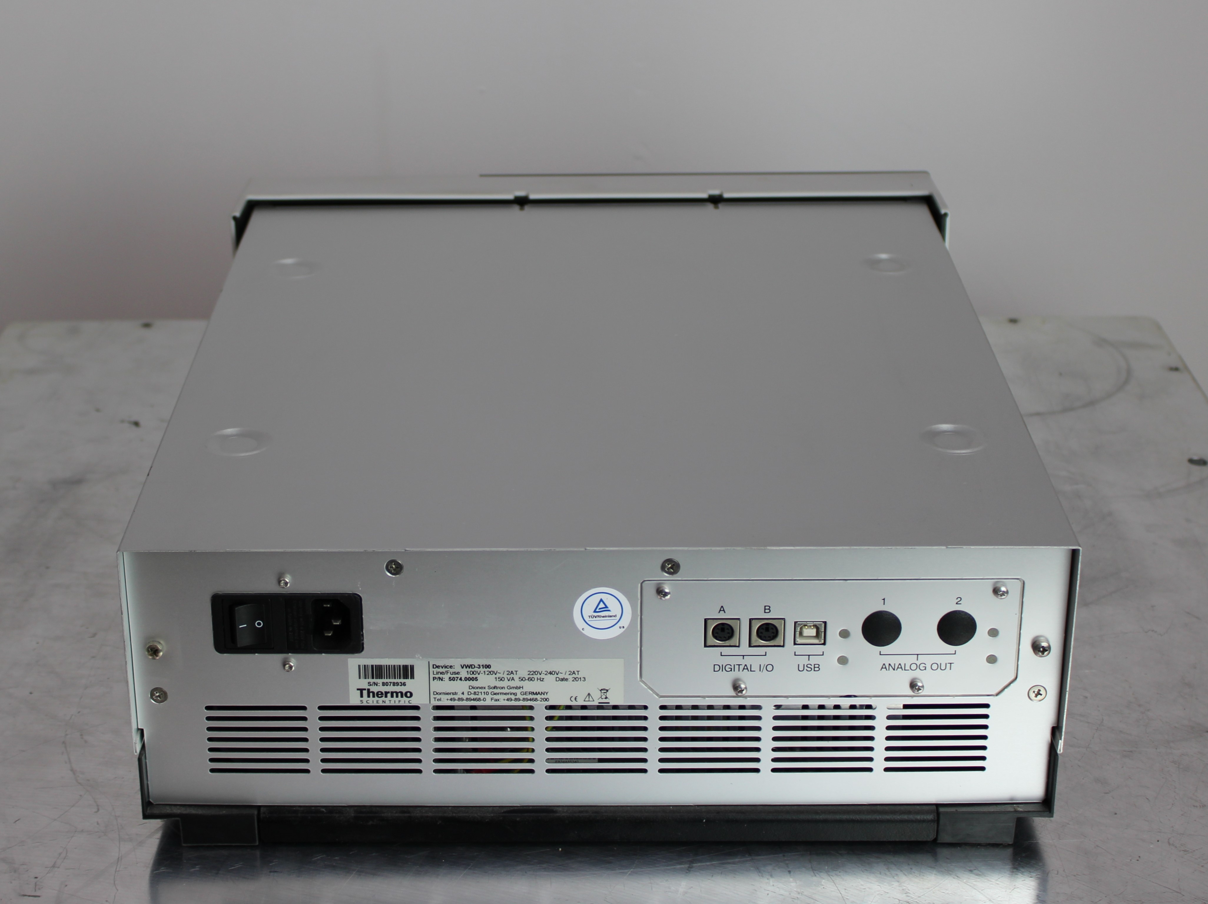 Thermo Dionex VWD-3100 Variable Detector 190-900nm High Sensitivity 2013