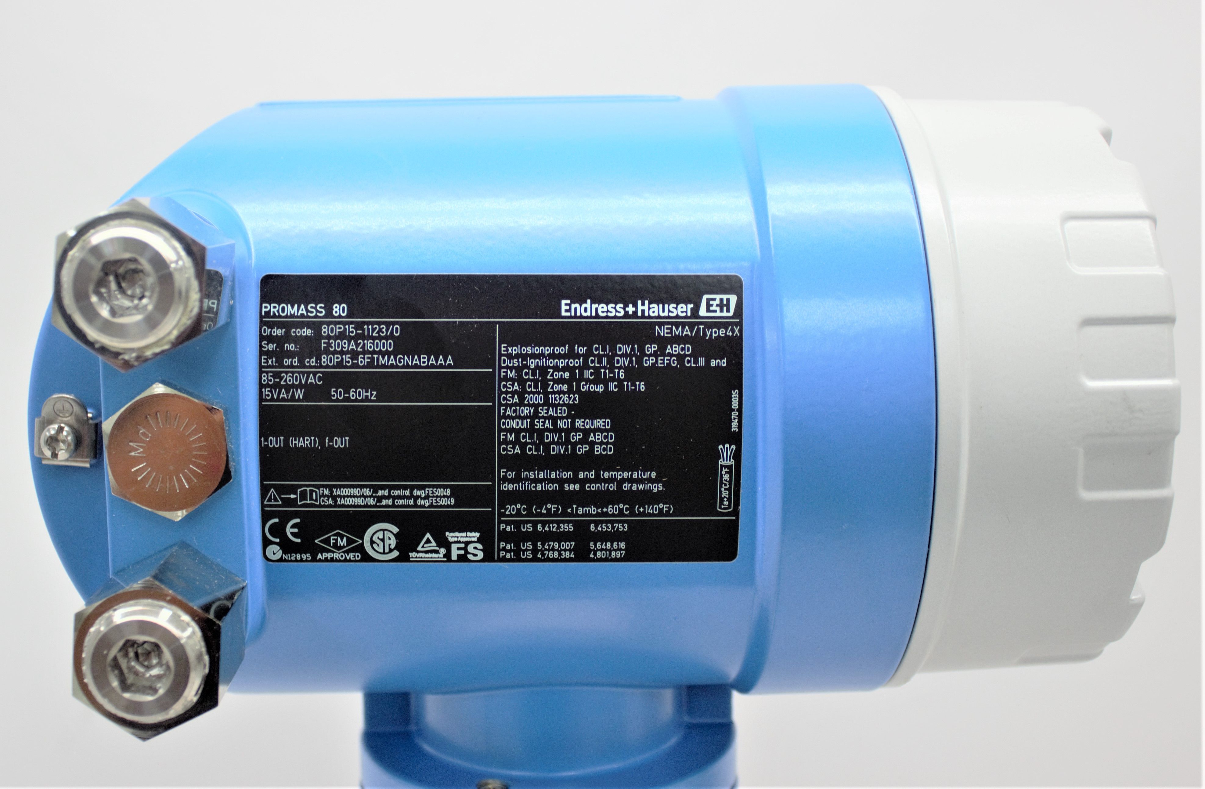 Endress Hauser PROMASS P Flow Meter Coriolis Mass Meter High Accuracy