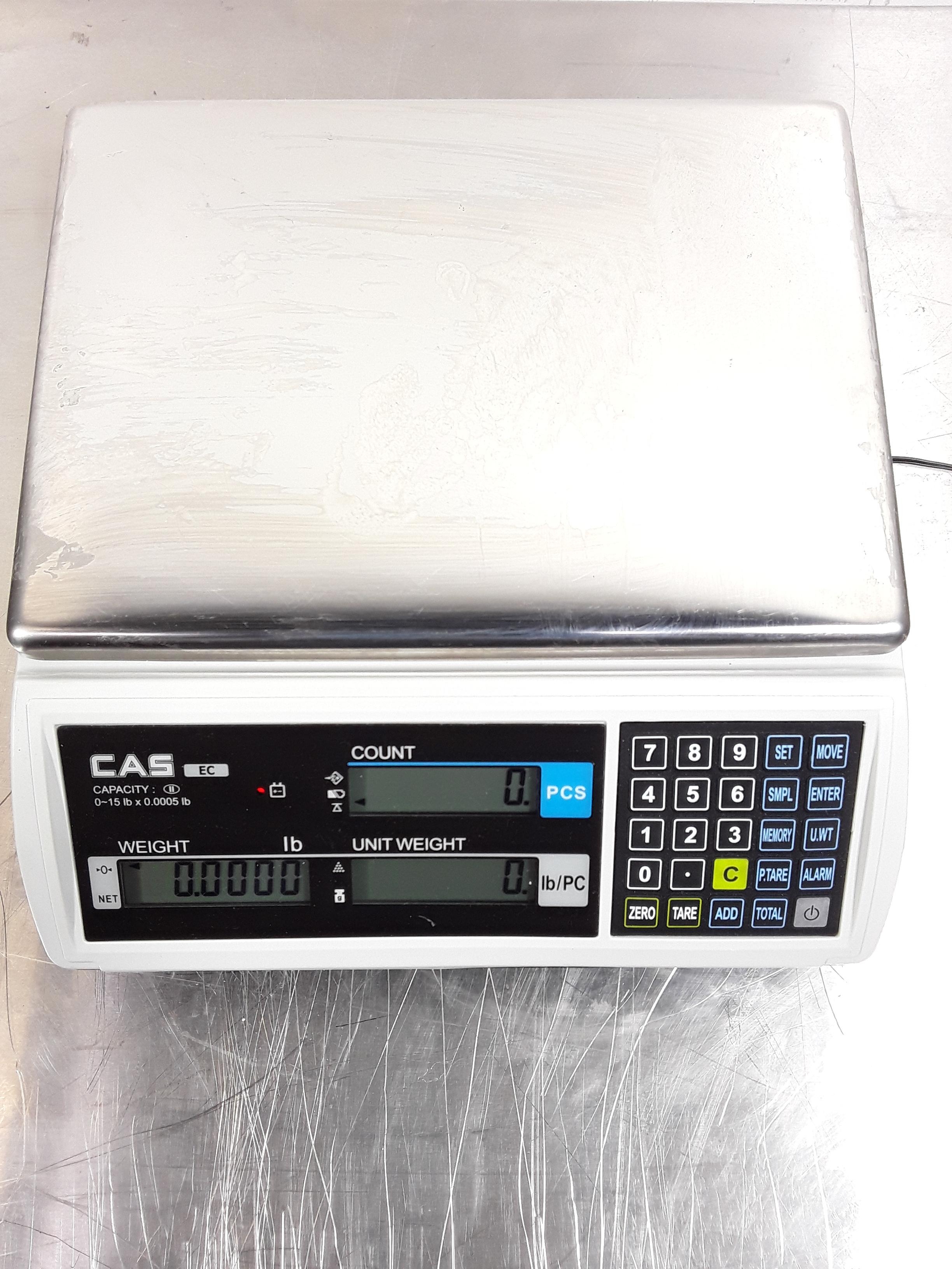 CAS EC Counting Scale Reliable Accurate Ideal Manufacturing Hardware