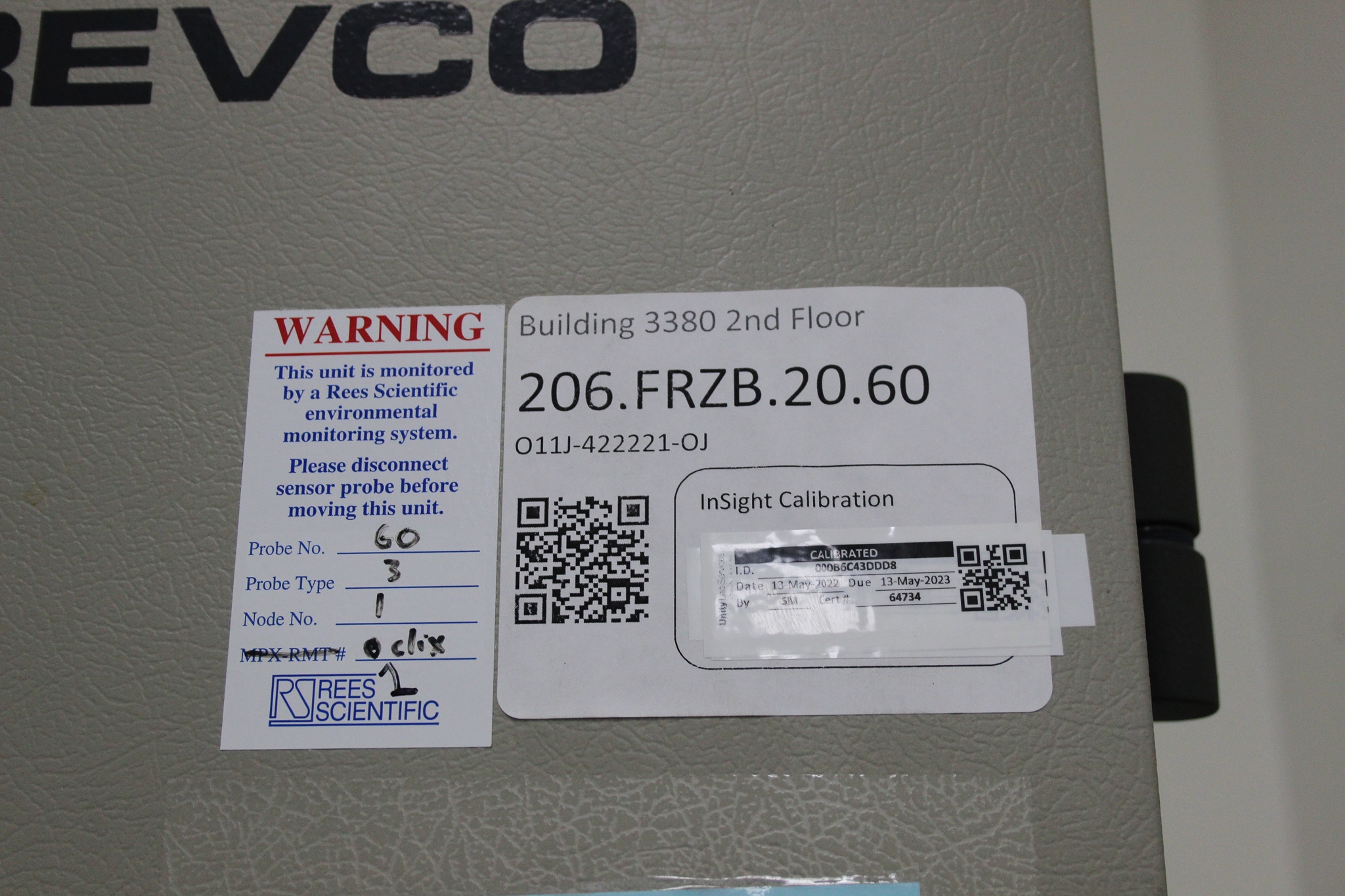 Revco ULT2140-5-A30 Ultra Low Freezer -40C Heavy Duty Preowned Unit