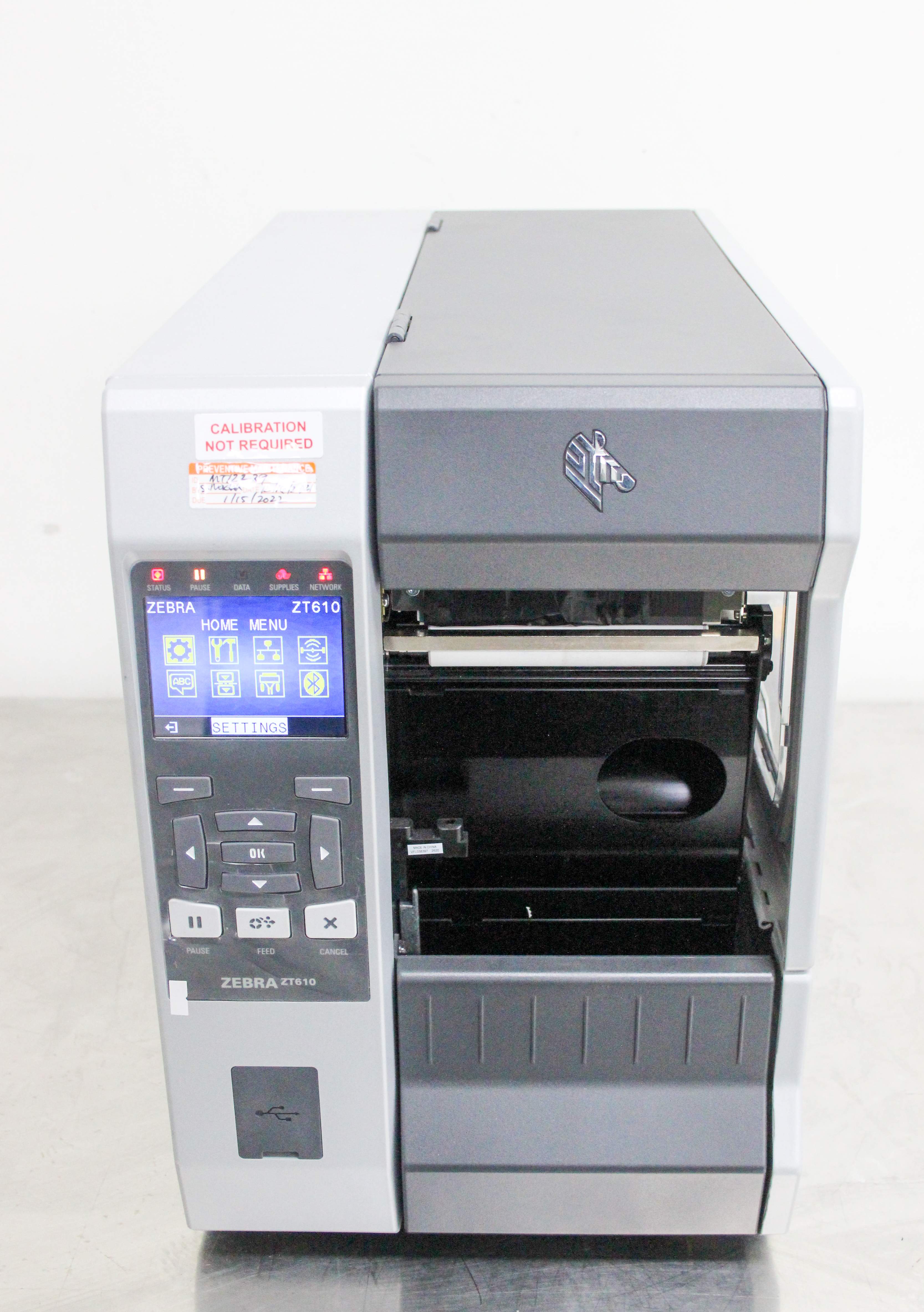 Zebra ZT610 Industrial Printer High-Speed 14ips Barcode Labeling
